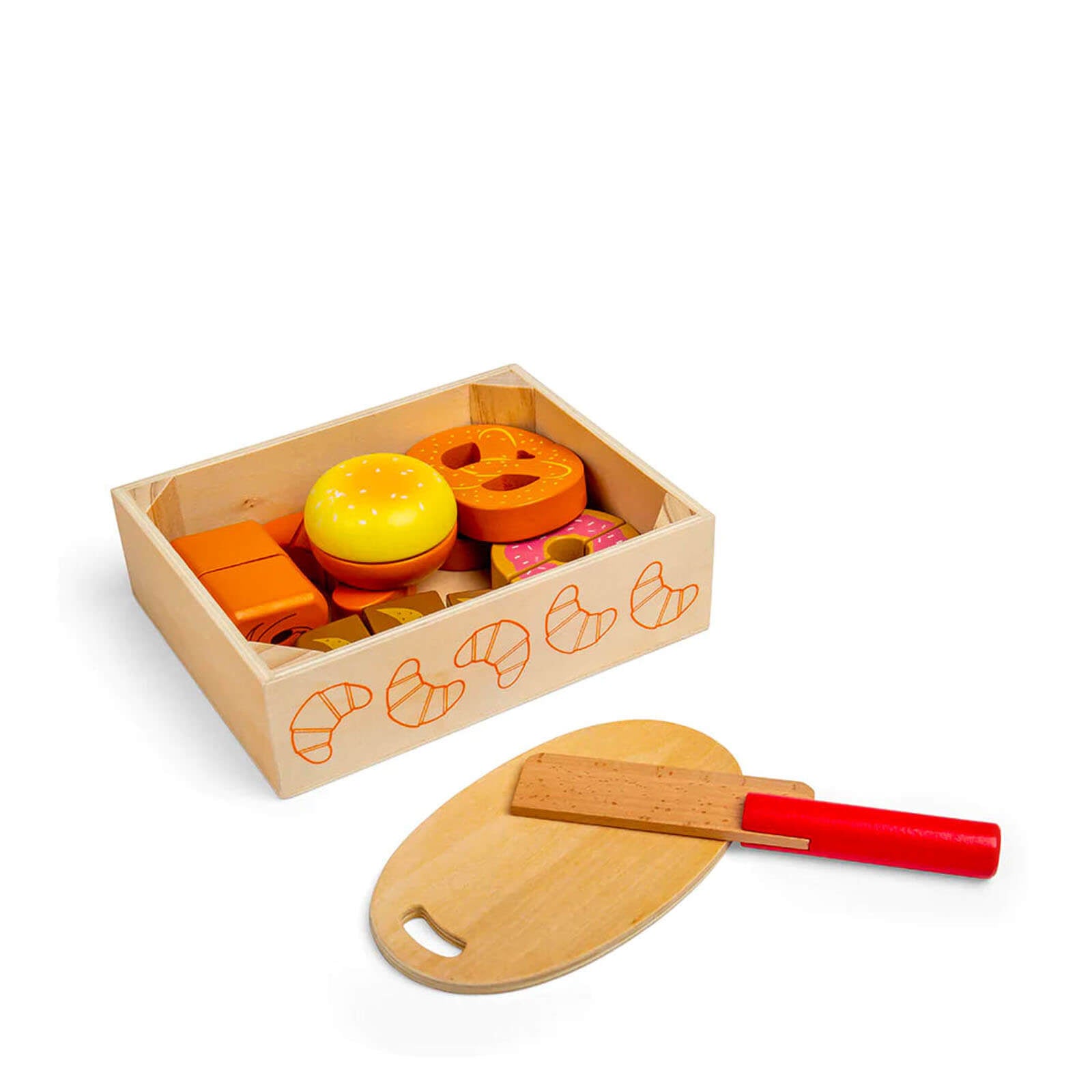 Cutting Bread and Pastries Crate