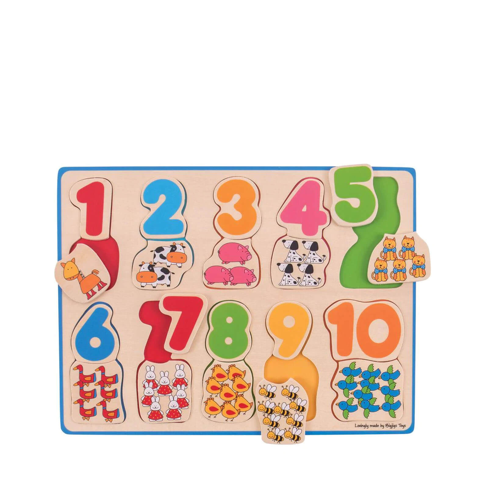 Number and Colour Matching Puzzle