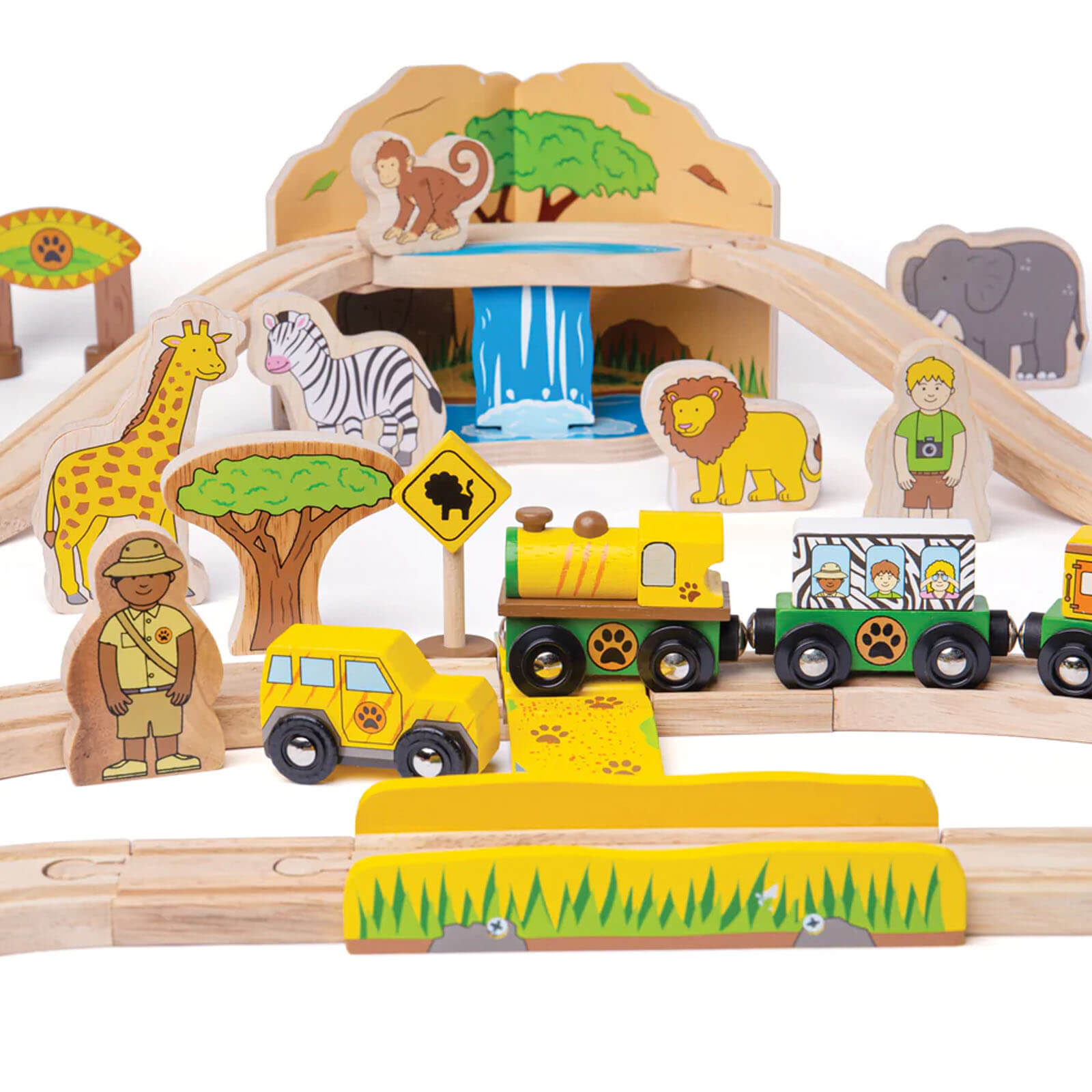 Safari Train Set - 38 Pieces