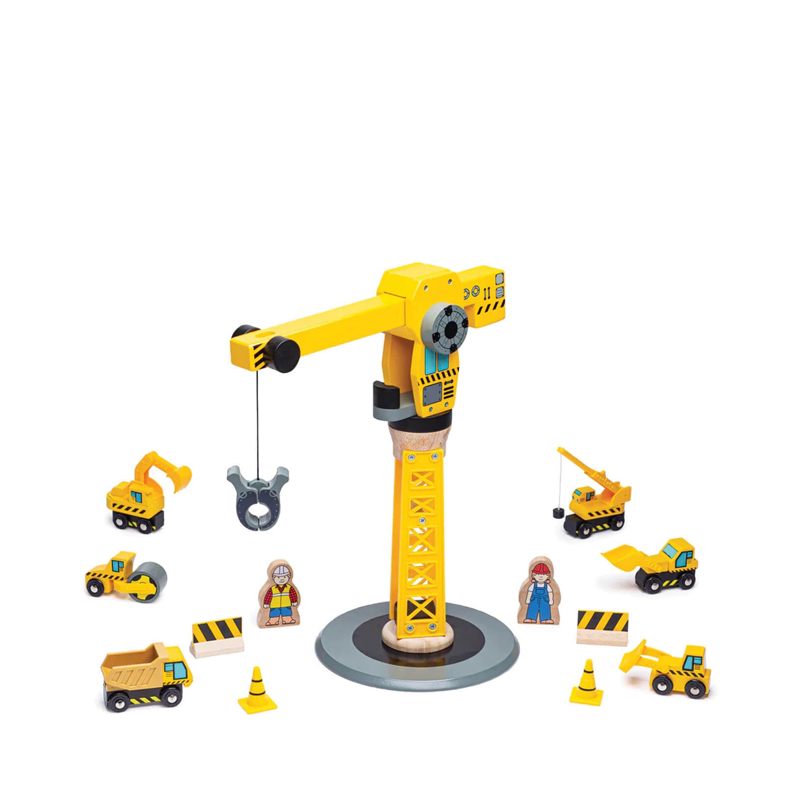 Yellow Crane Construction Set