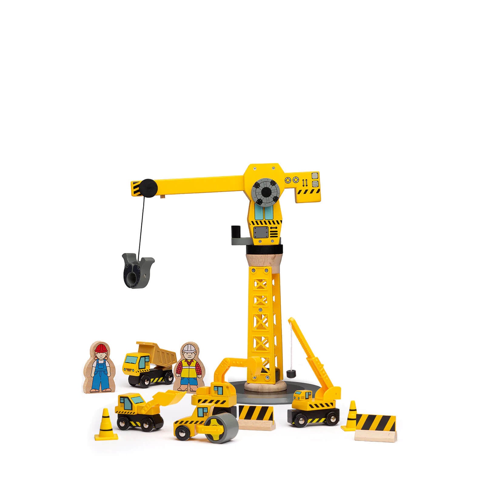 Yellow Crane Construction Set