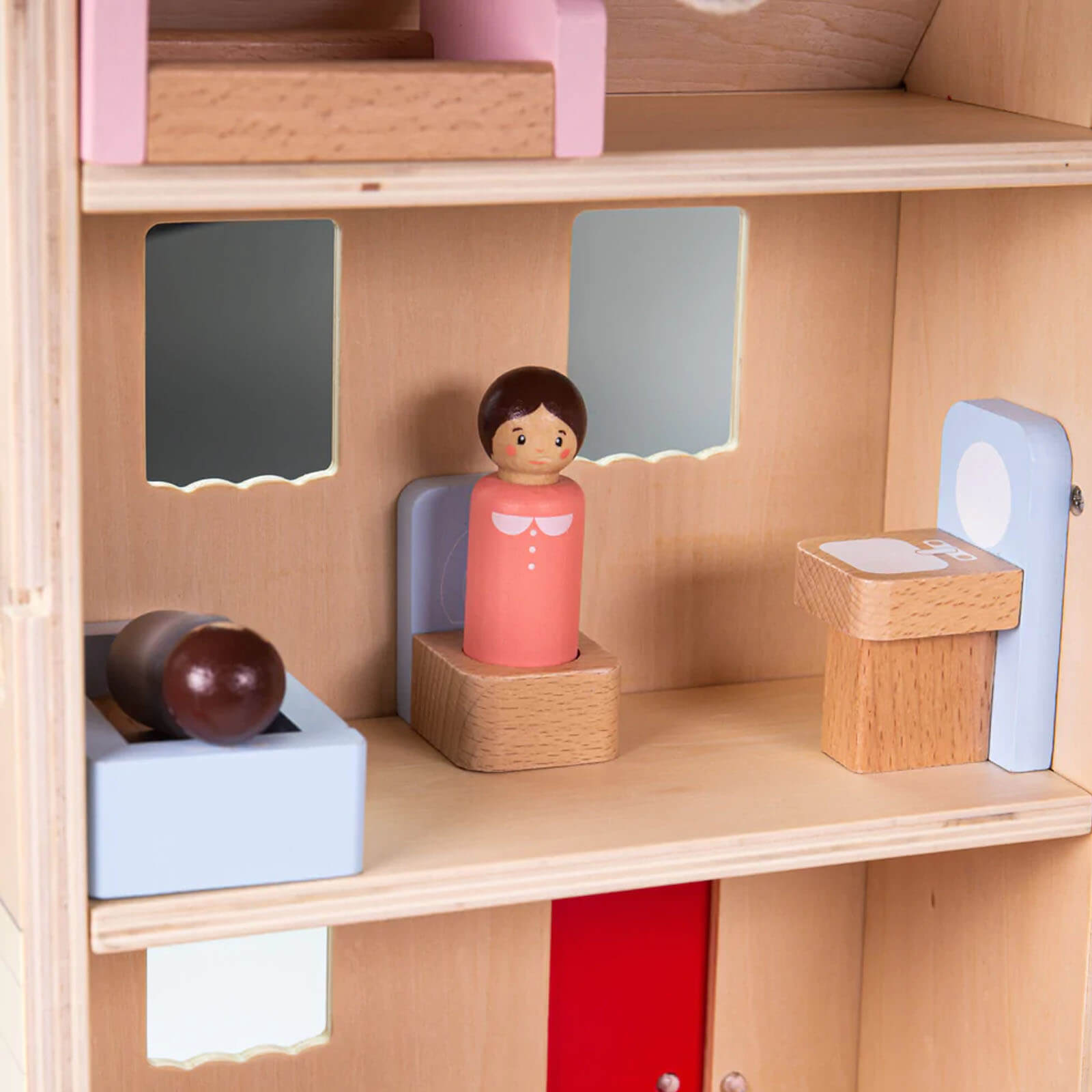 Folding Doll House - Furniture and Car