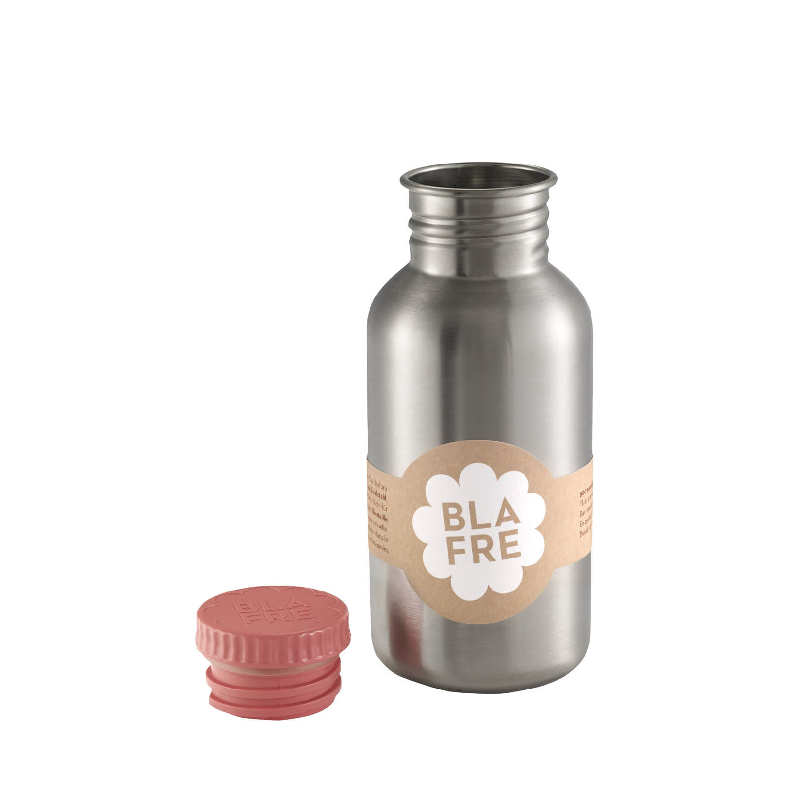 Steel Drinking Bottle 500ml - Pink