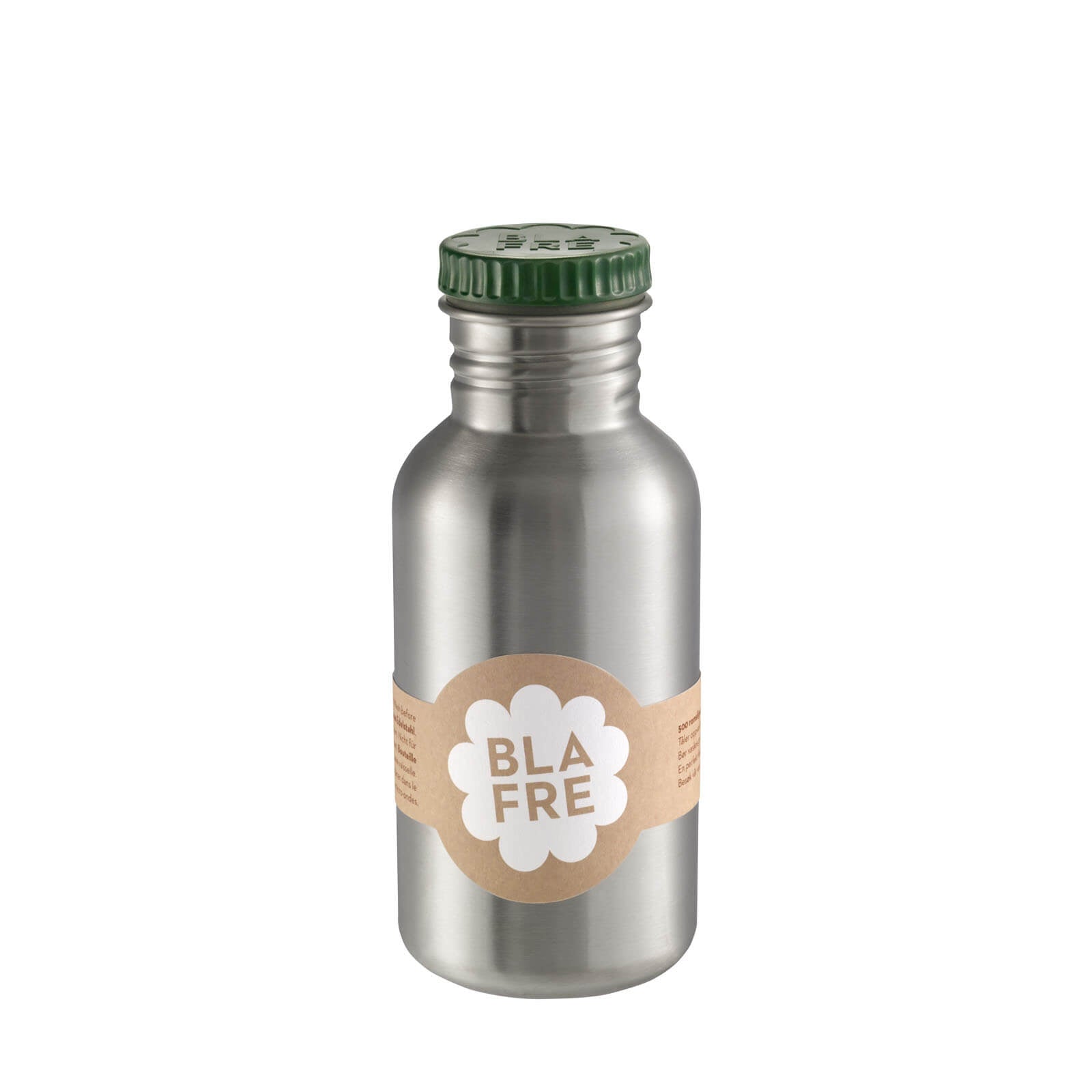 Dark Green Steel Drinking Bottle 500ml