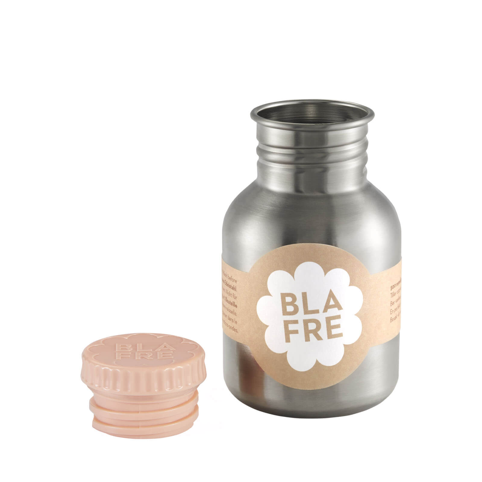 Steel Drinking Bottle 300ml - Peach