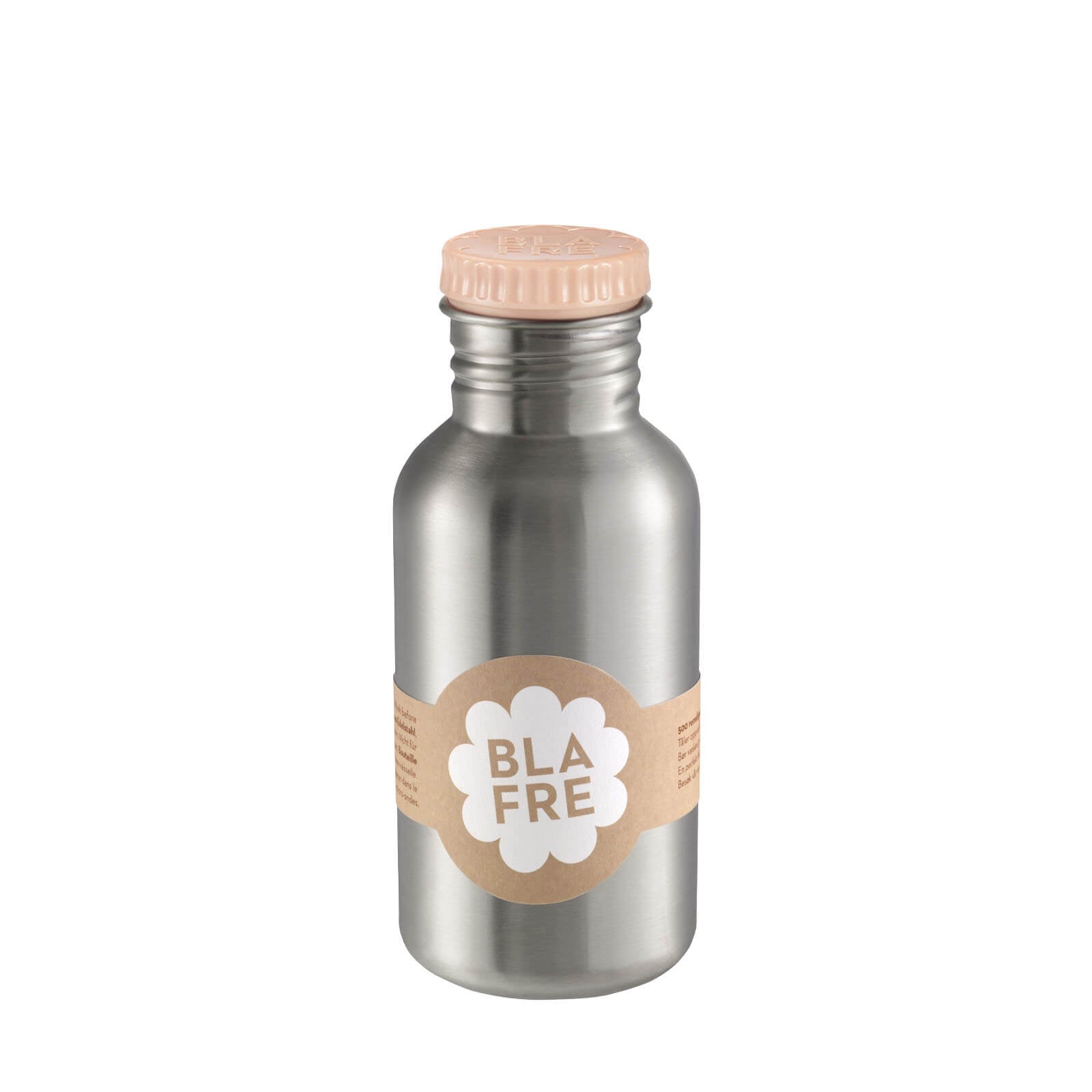 Steel Drinking Bottle 500ml - Peach