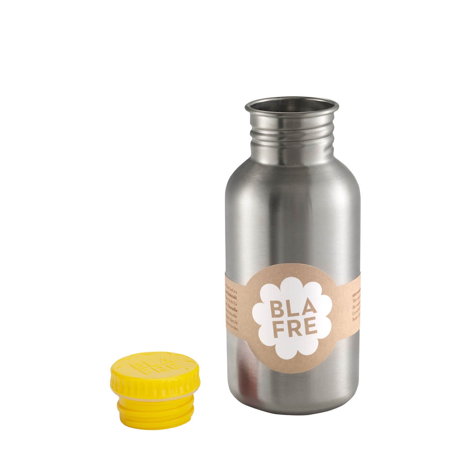 Steel Drinking Bottle 500ml - Yellow