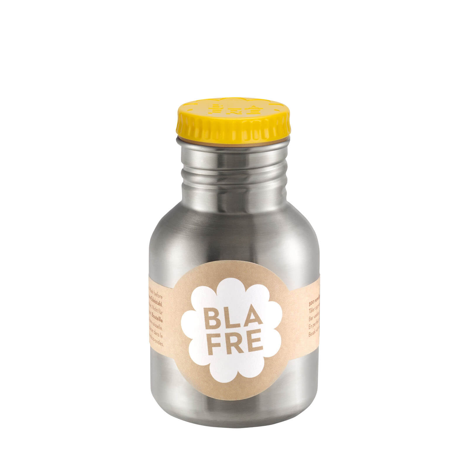 Steel Drinking Bottle 300ml - Yellow