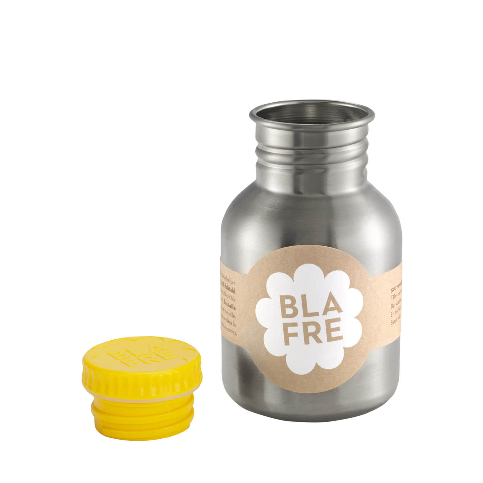 Steel Drinking Bottle 300ml - Yellow