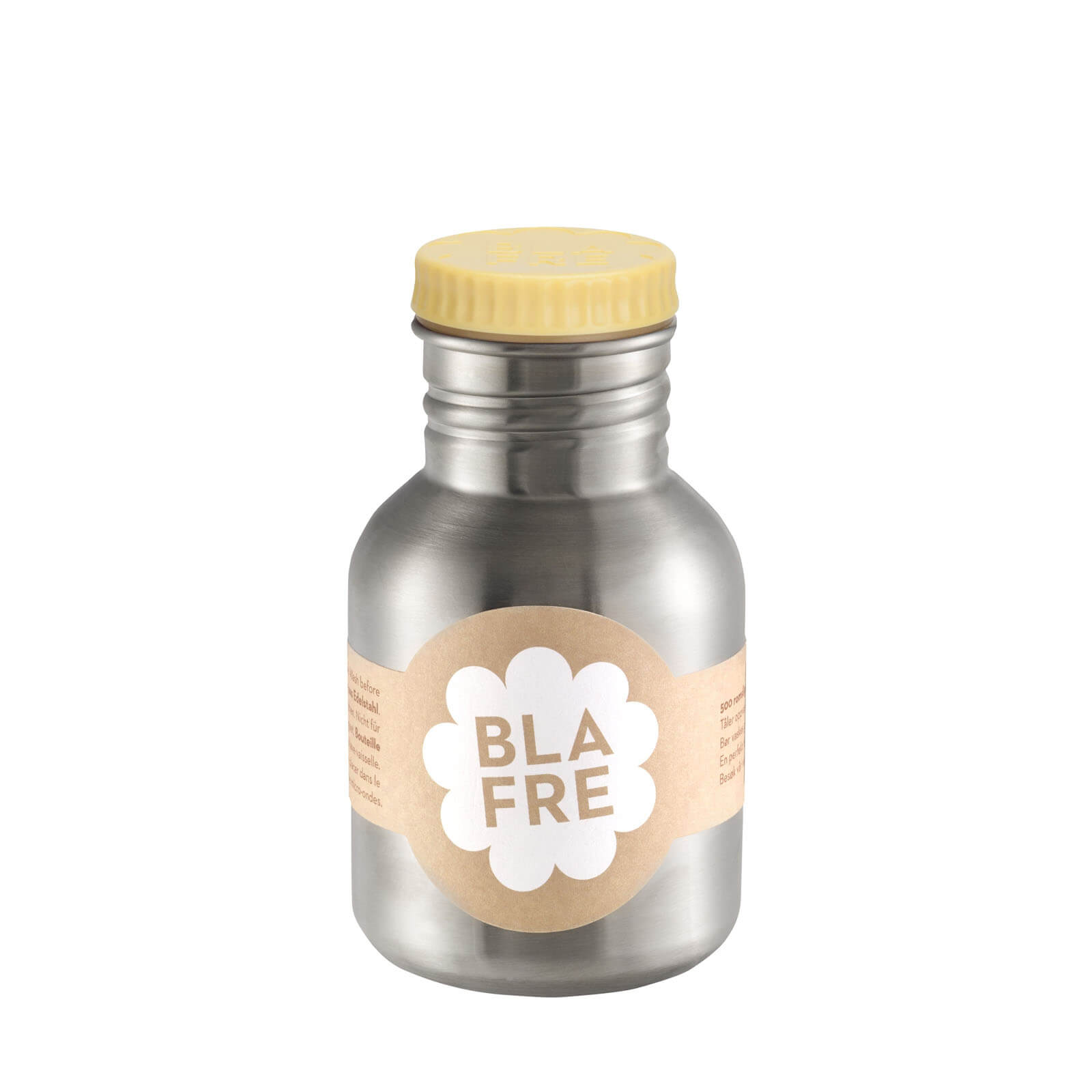Steel Drinking Bottle 300ml - Light Yellow