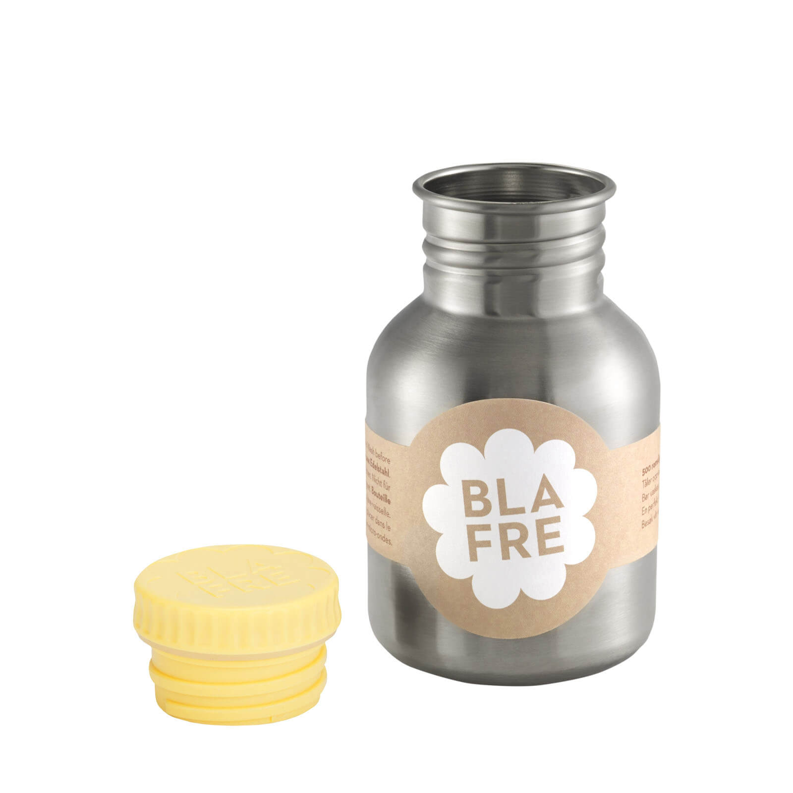 Steel Drinking Bottle 300ml - Light Yellow