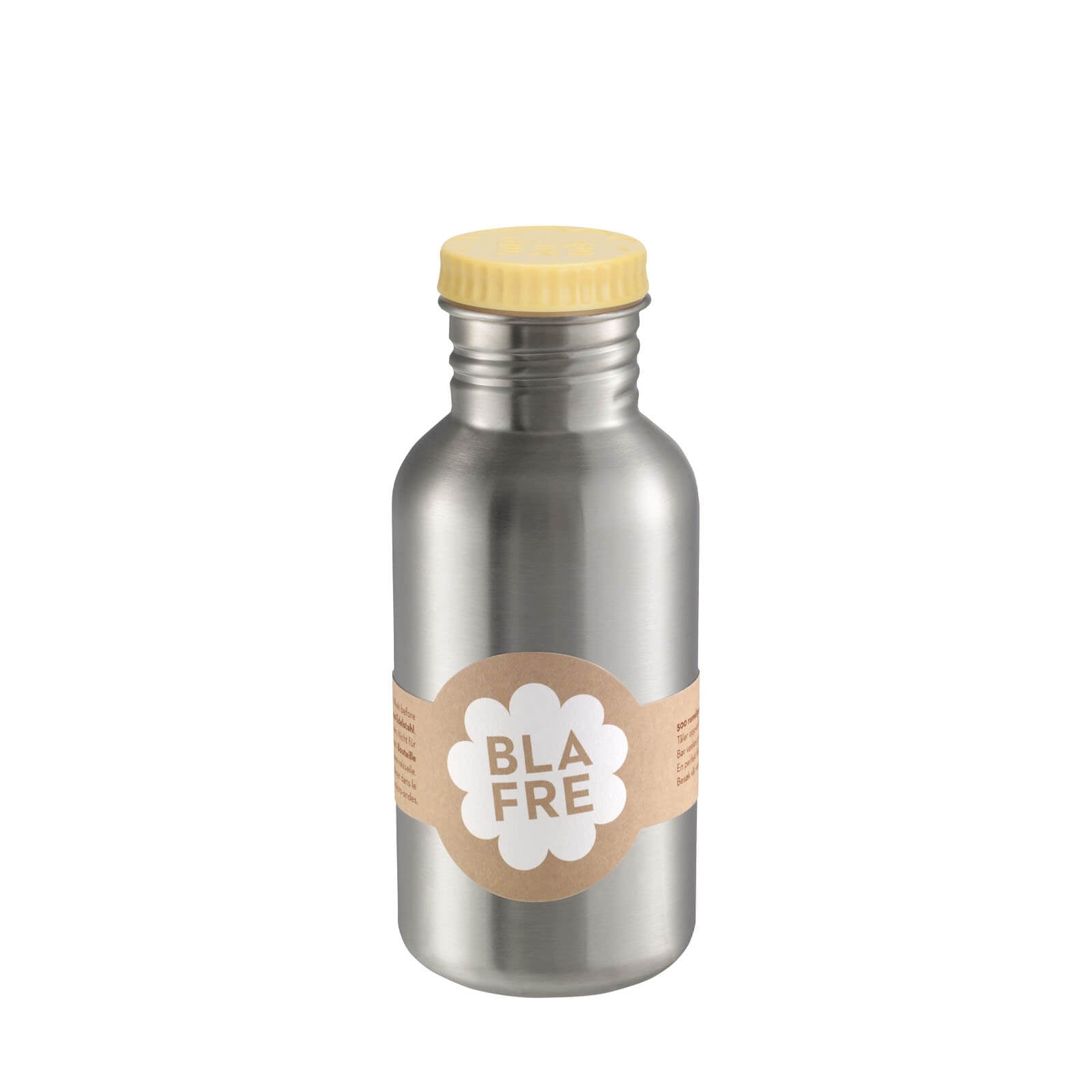Steel Drinking Bottle 500ml - Light Yellow