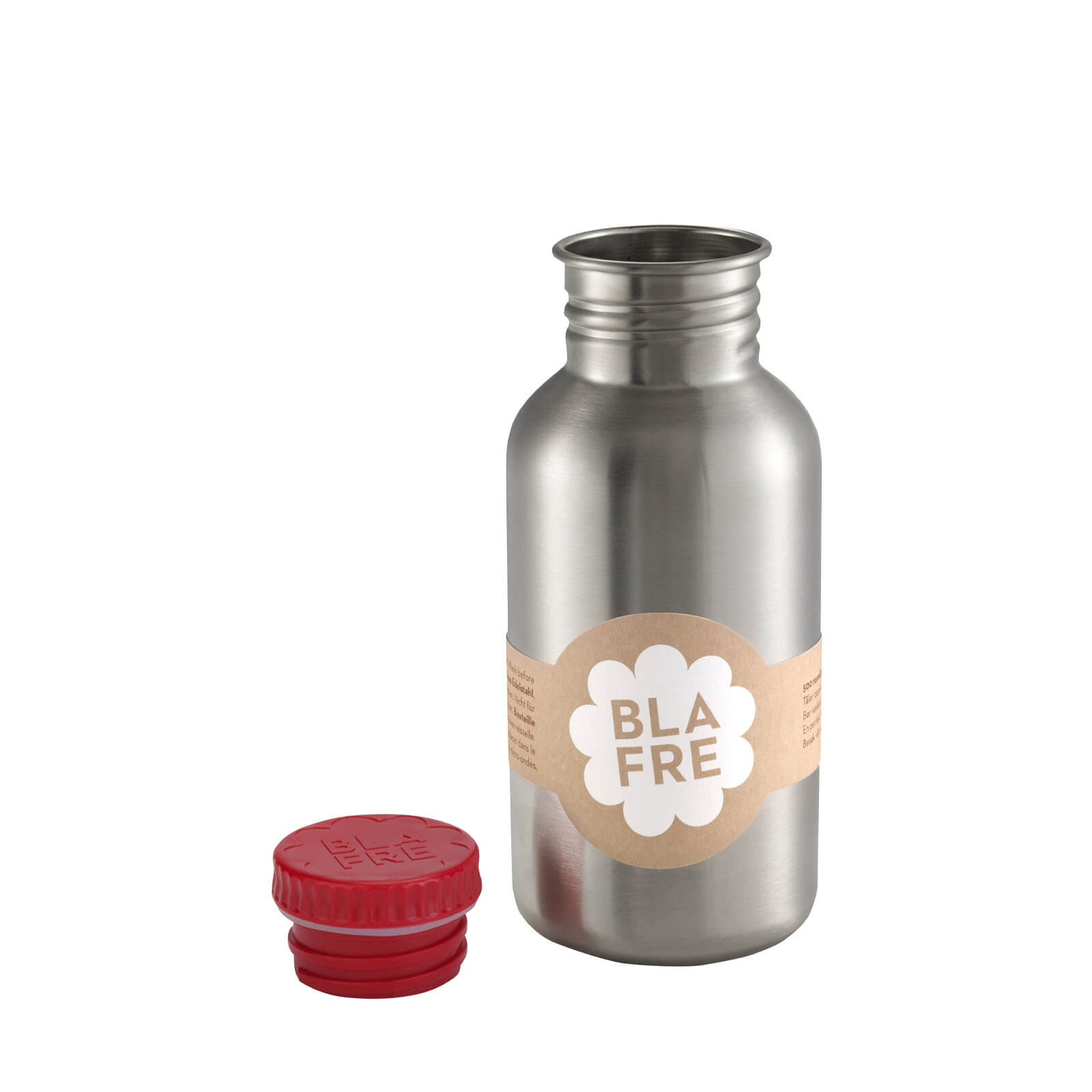 Steel Drinking Bottle 500ml - Red