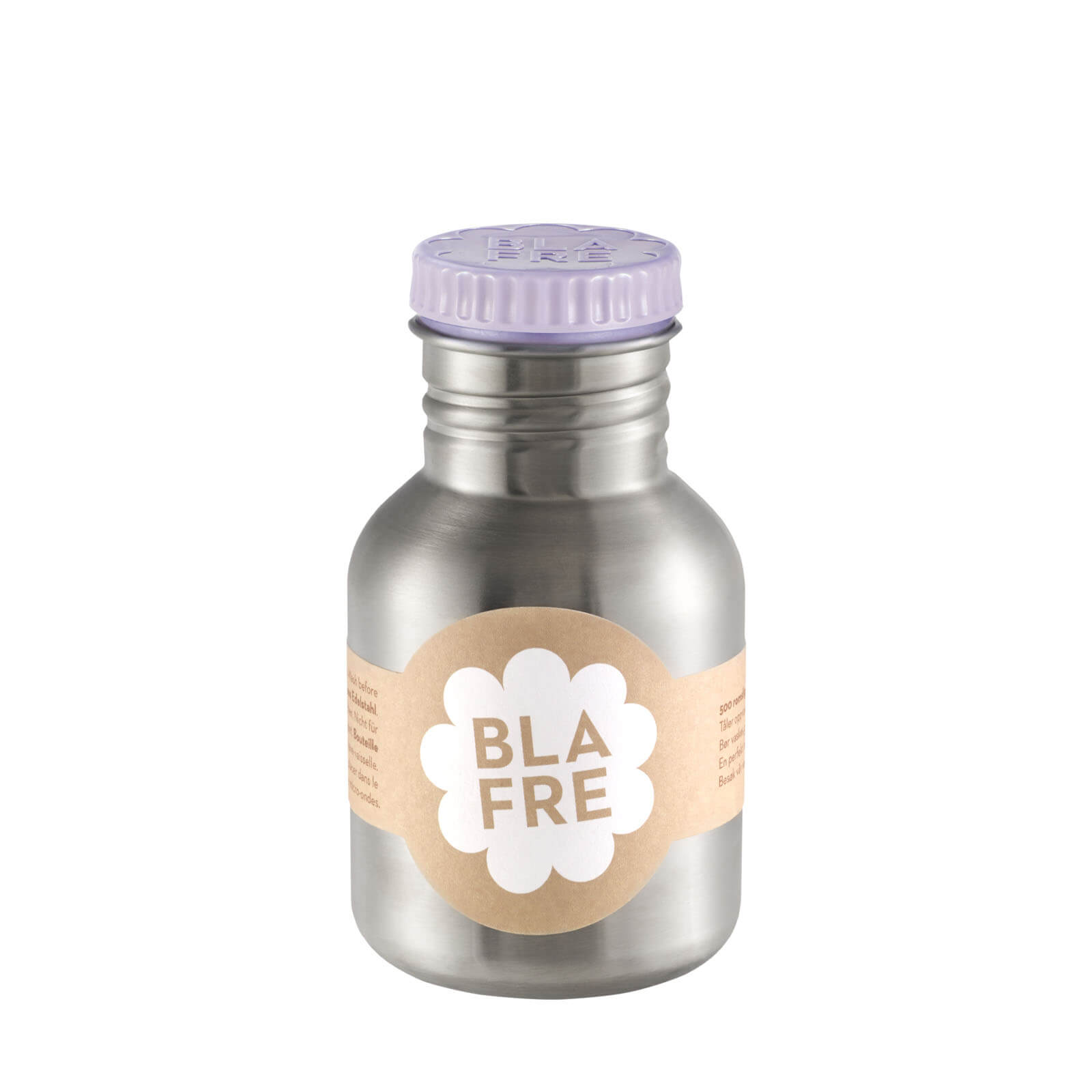 Steel Drinking Bottle 300ml - Light Purple
