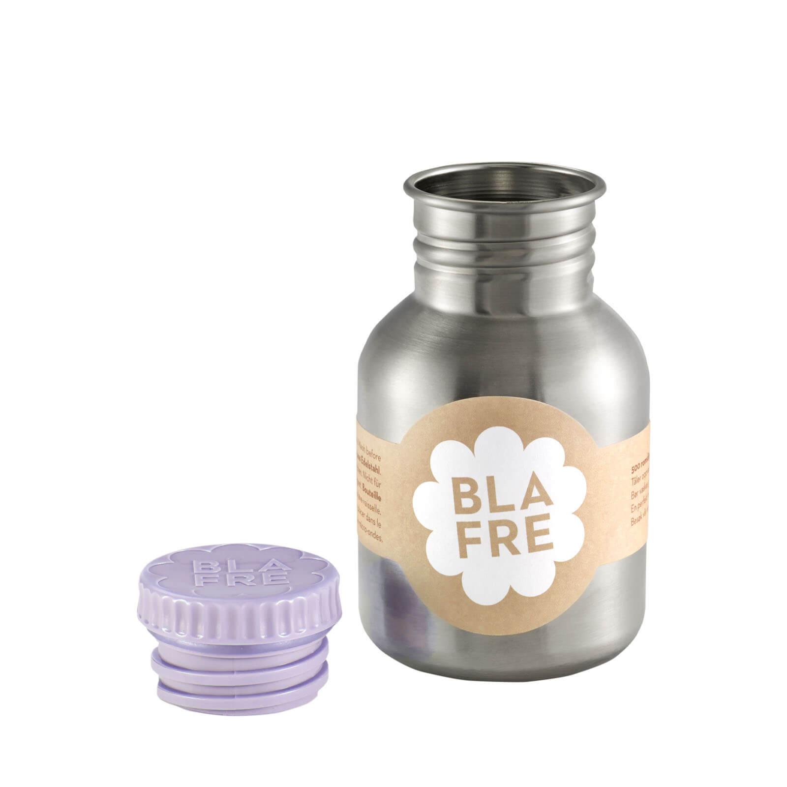 Steel Drinking Bottle 300ml - Light Purple