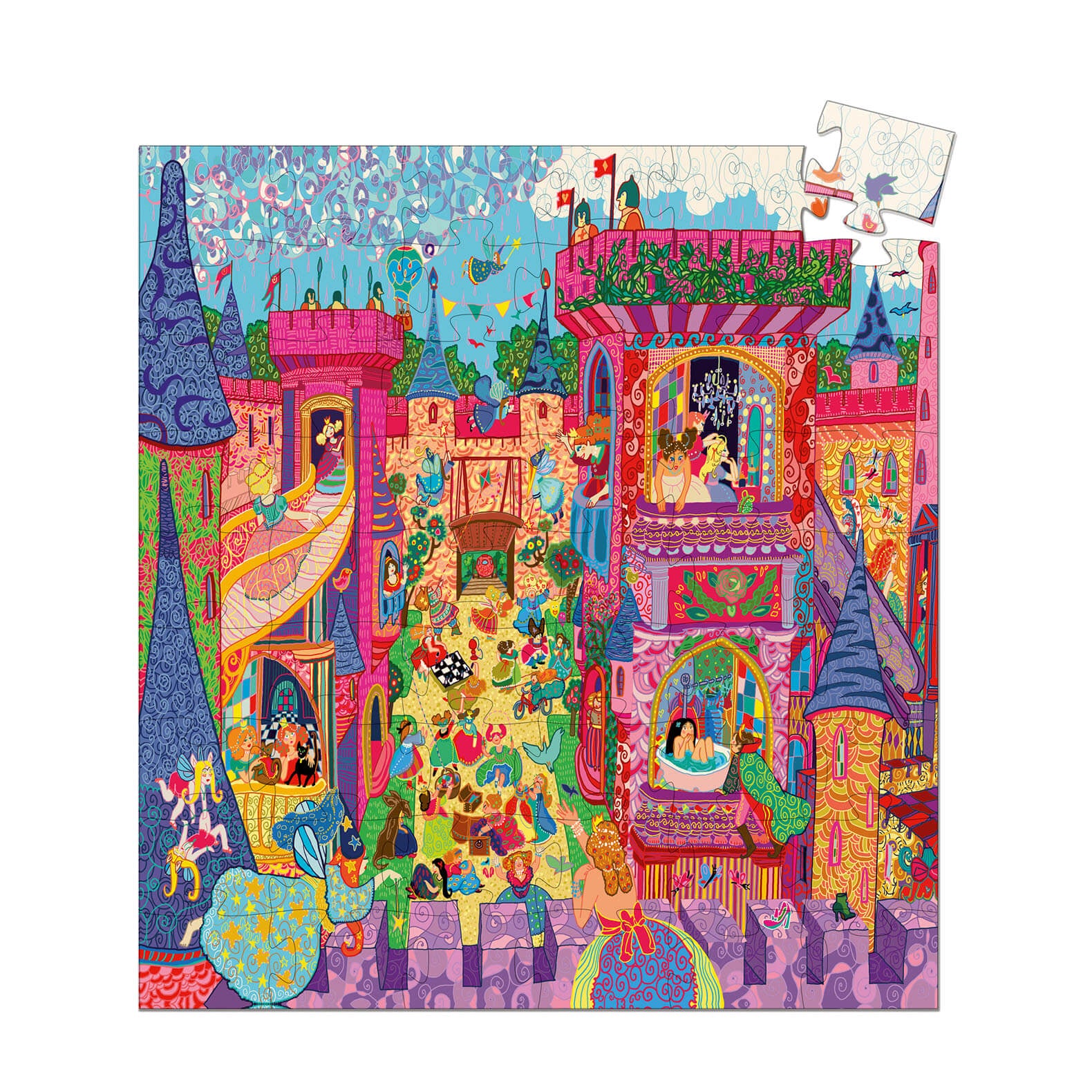 Silhouette 54 Piece Puzzle - The Fairy Castle
