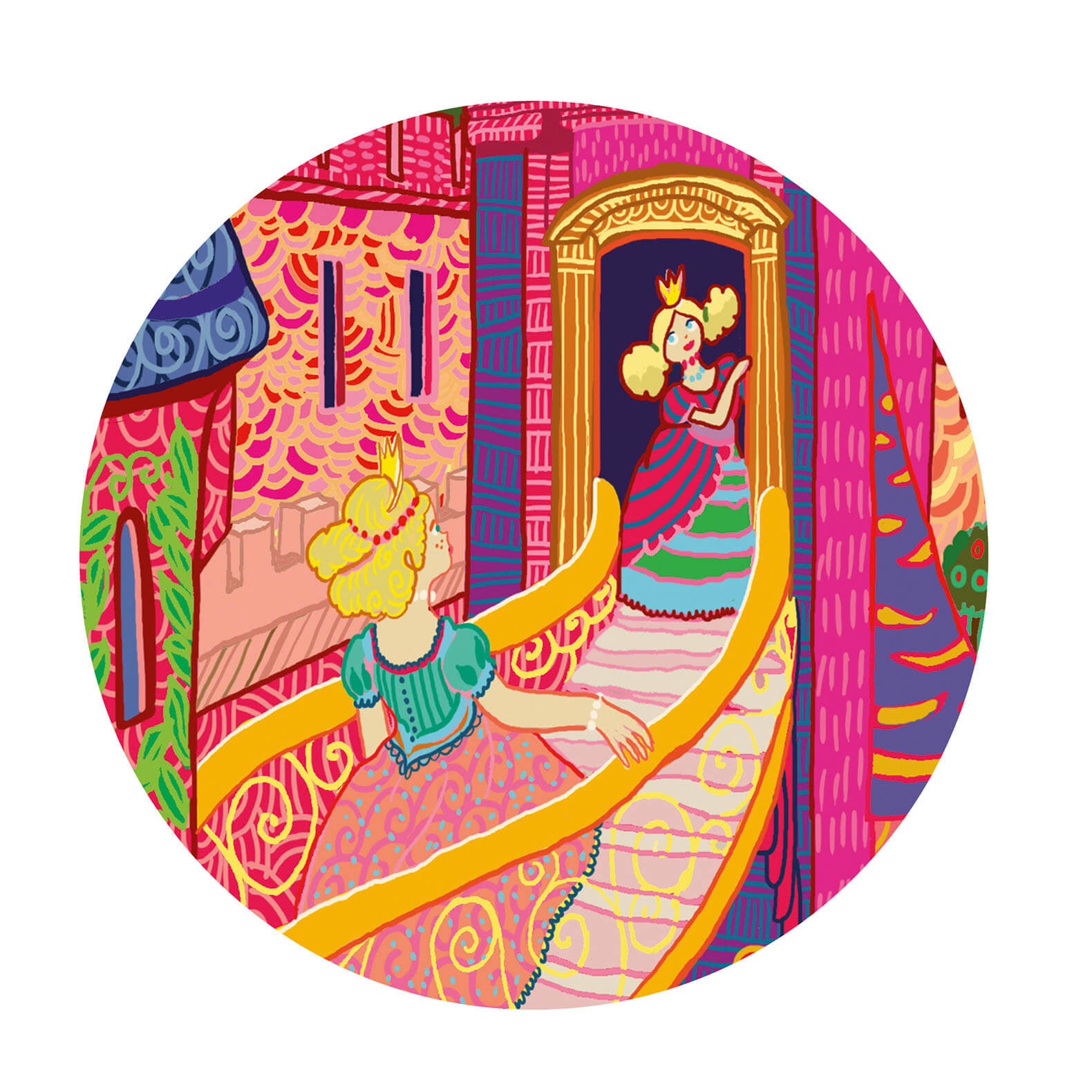 Silhouette 54 Piece Puzzle - The Fairy Castle