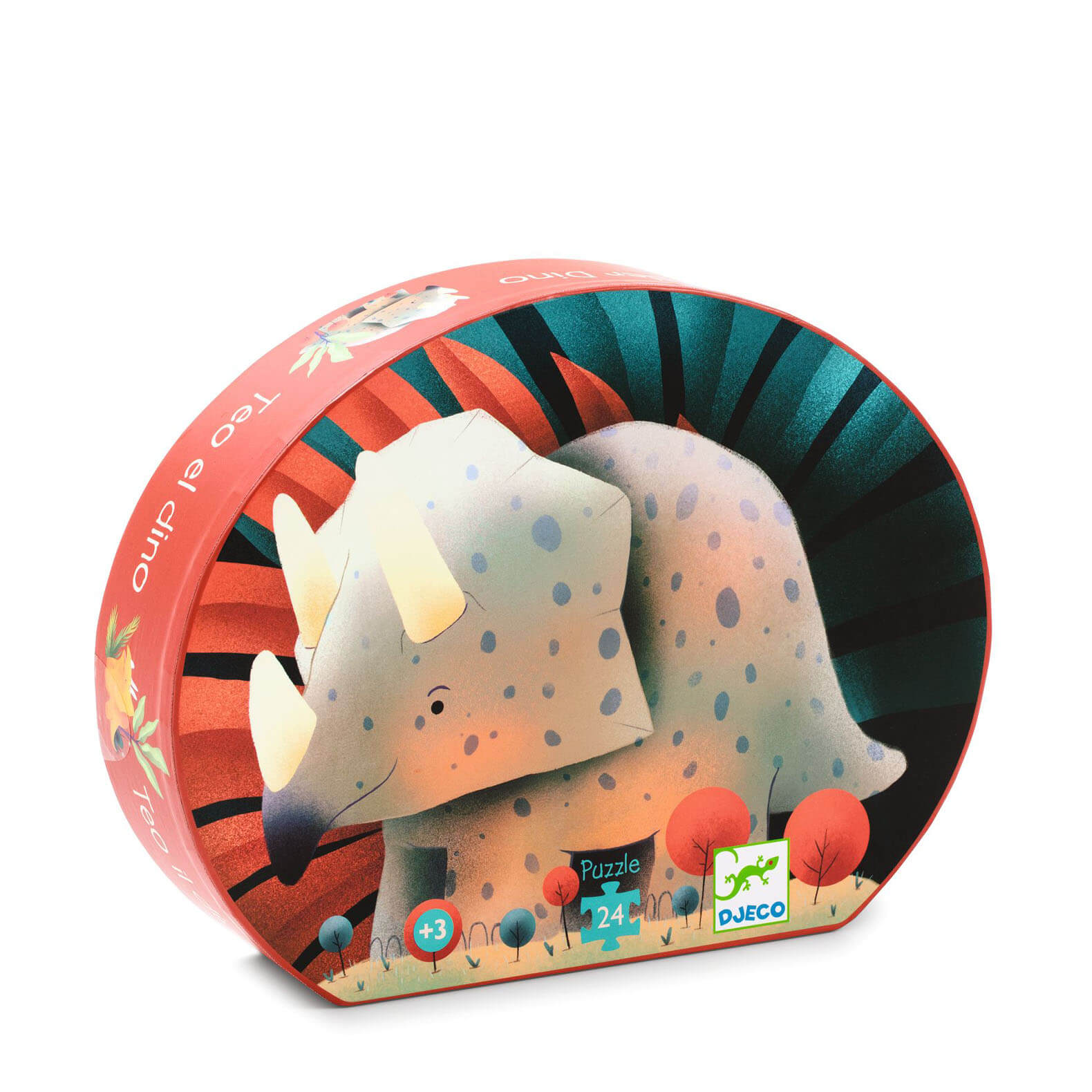Silhouette 24 Piece Puzzle - Teo The Dino