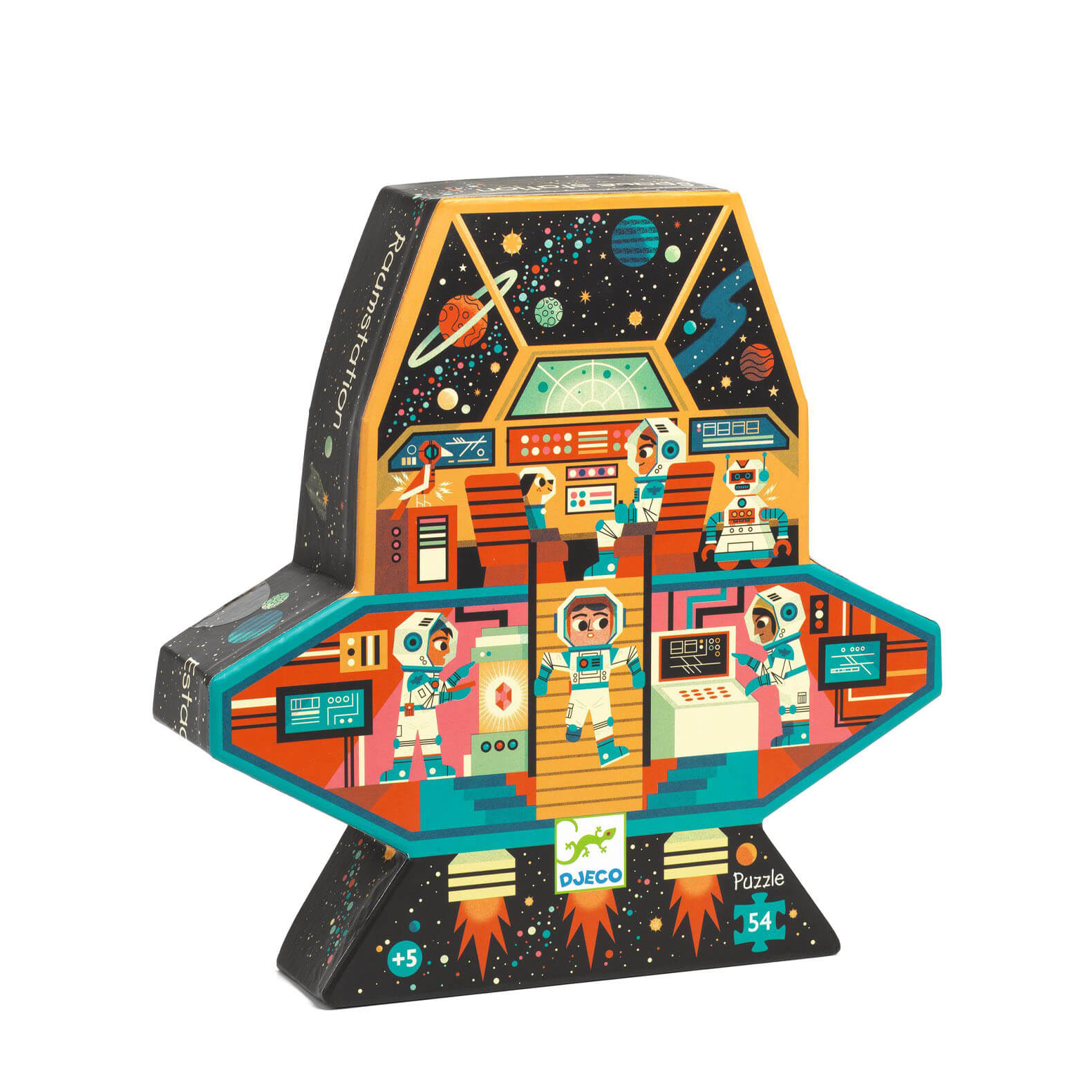 Silhouette 54 Piece Puzzle - Space Station