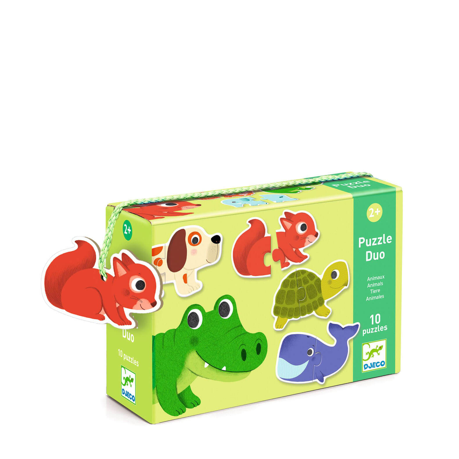 10 Duo Puzzles - Animals