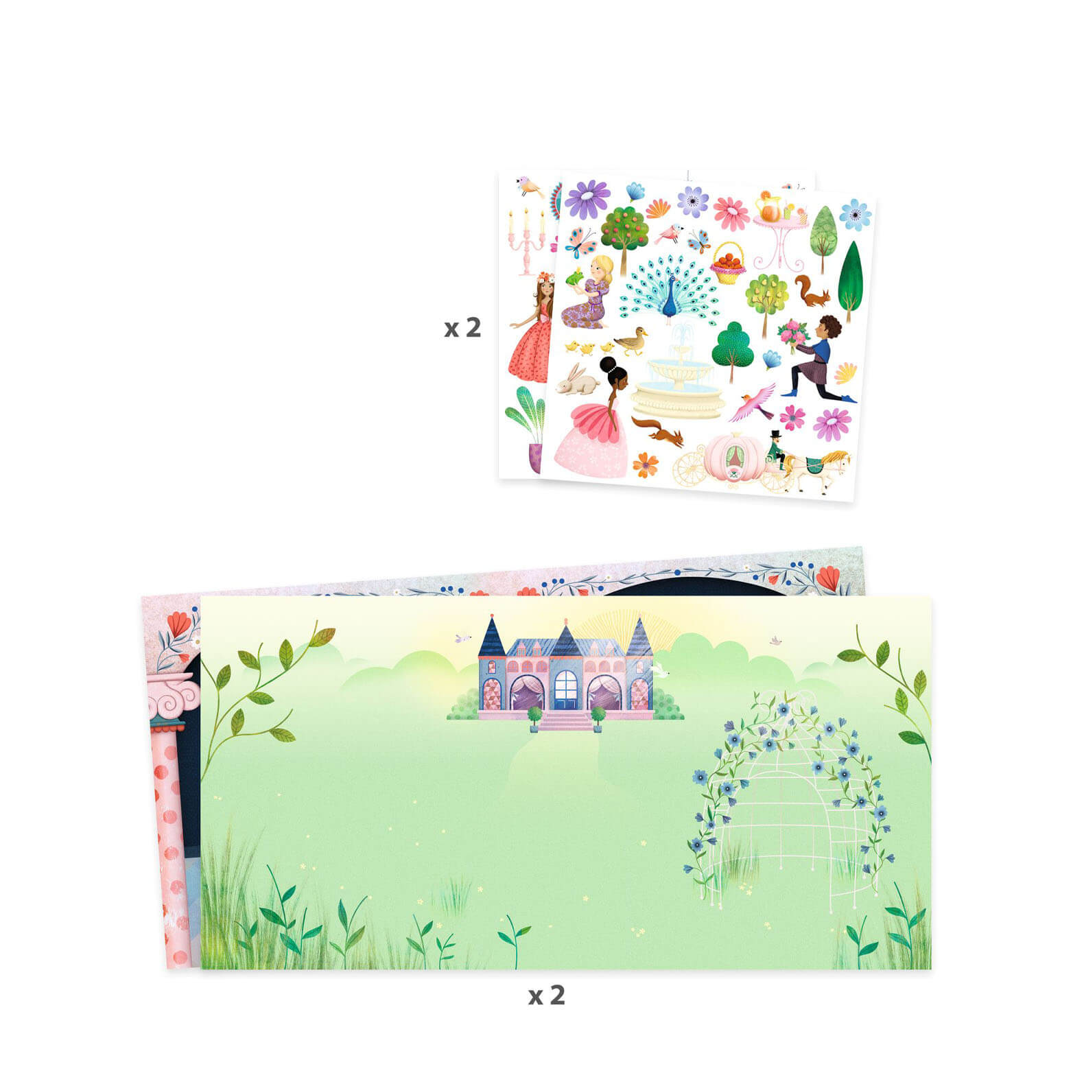 50 Sticker Story Book - Life In The Castle