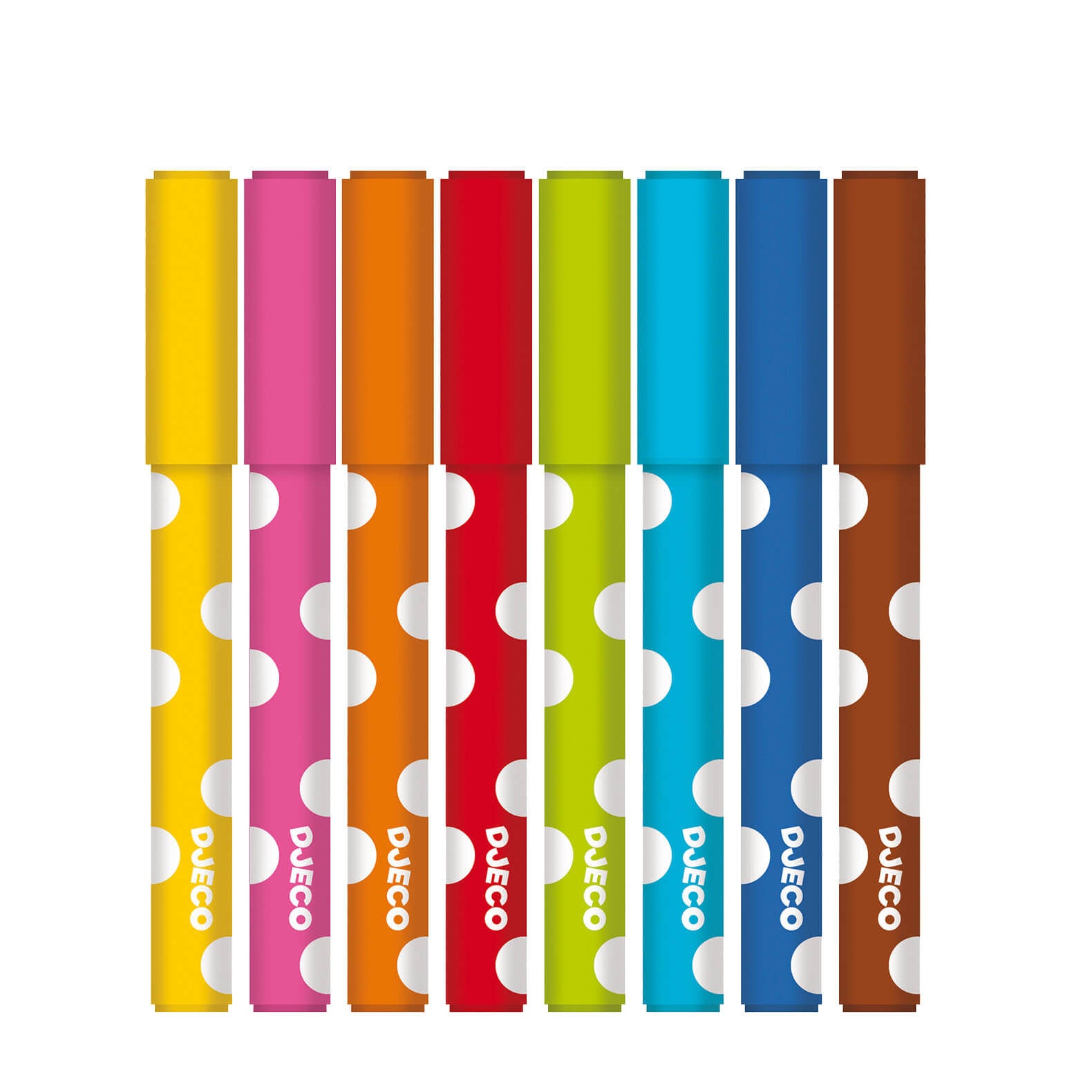 8 Colouring Felt Tips