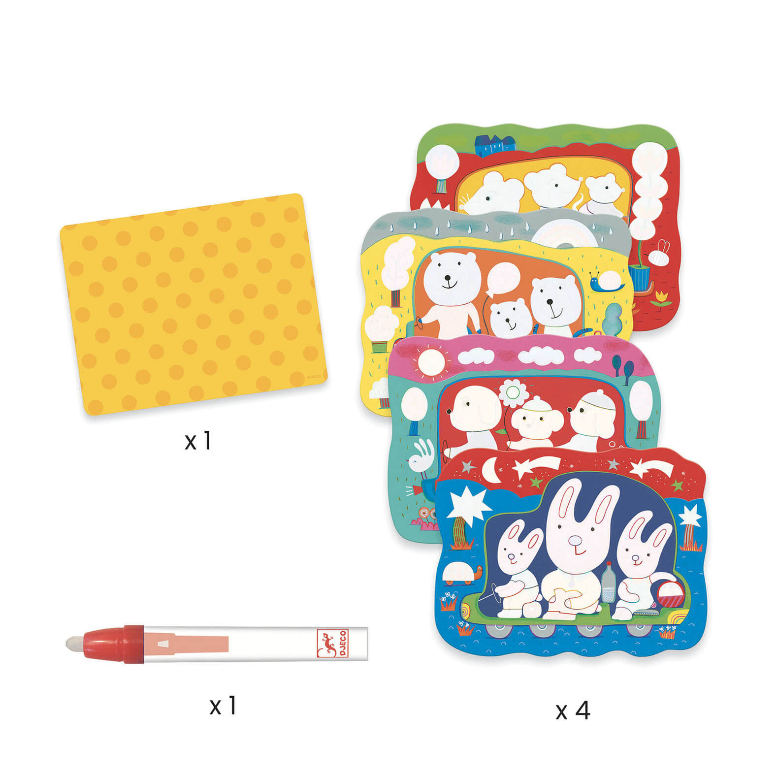 Magic Water Colouring Boards - Hidden On The Road