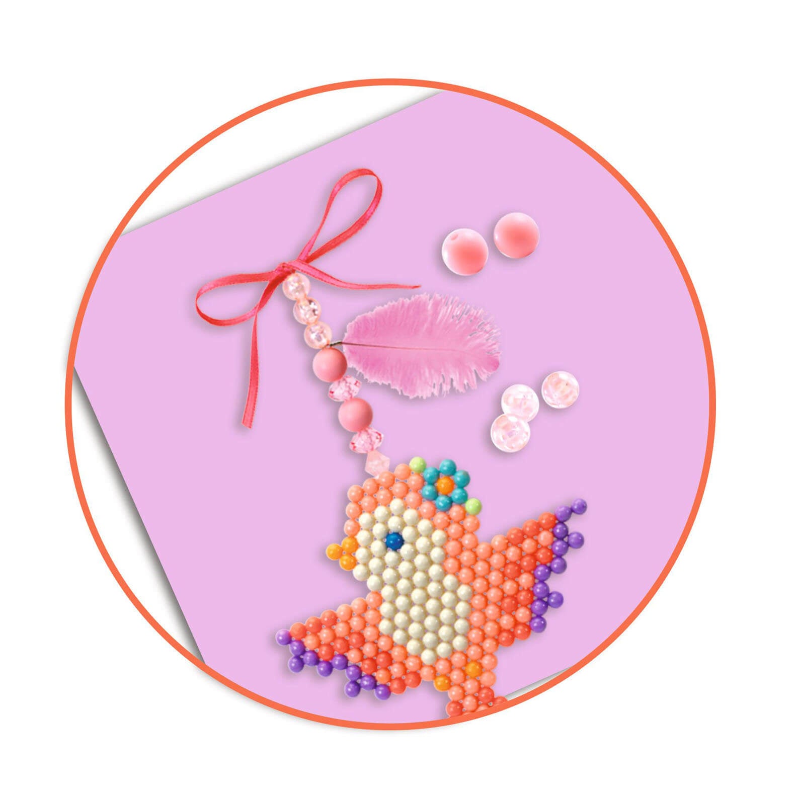 Artistic Aqua Beads Country Charm