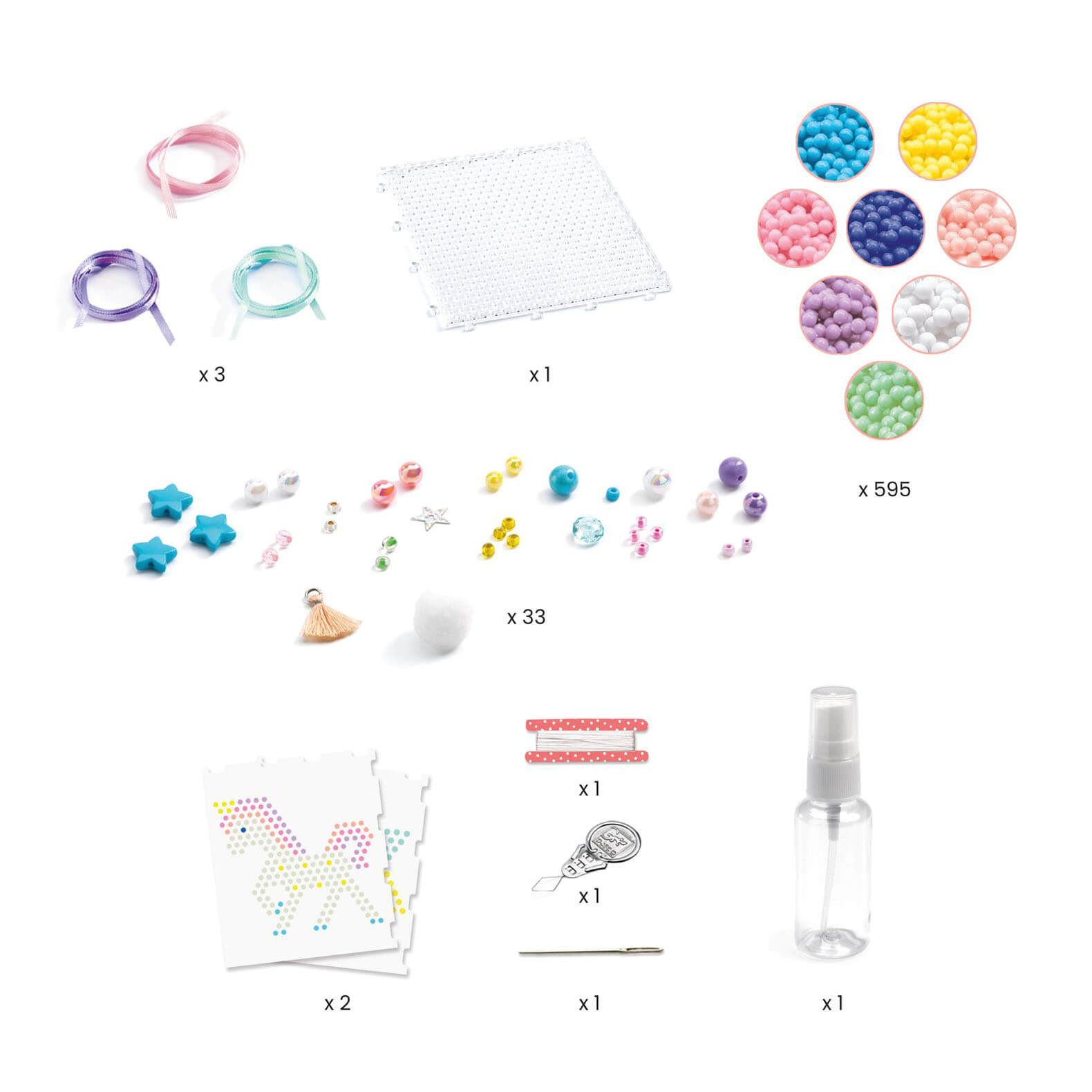 Artistic Aqua Beads - Rainbow