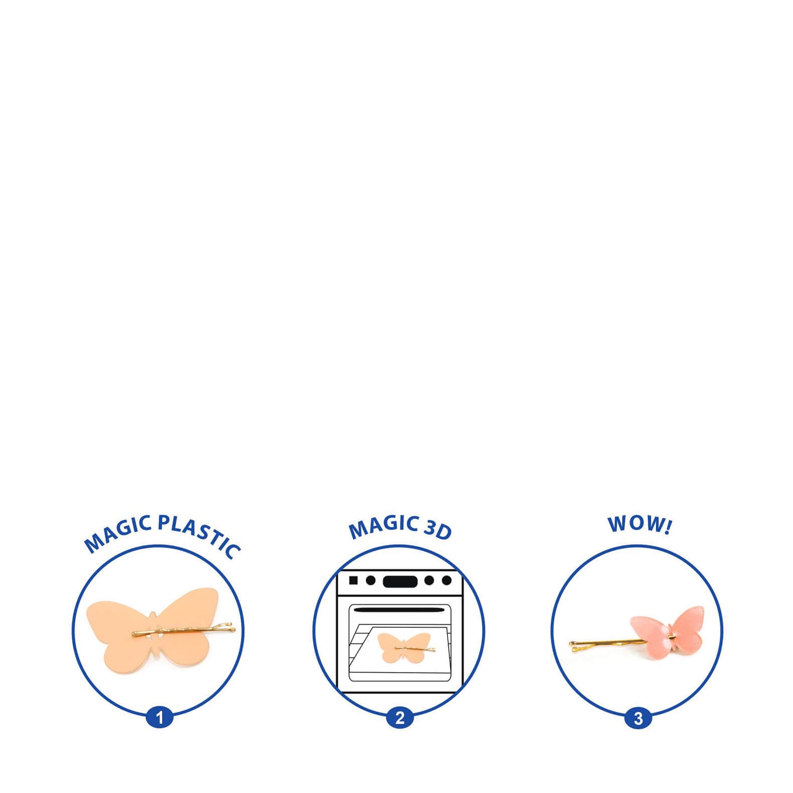 Artistic Plastic Craft Set - Hair Accessories