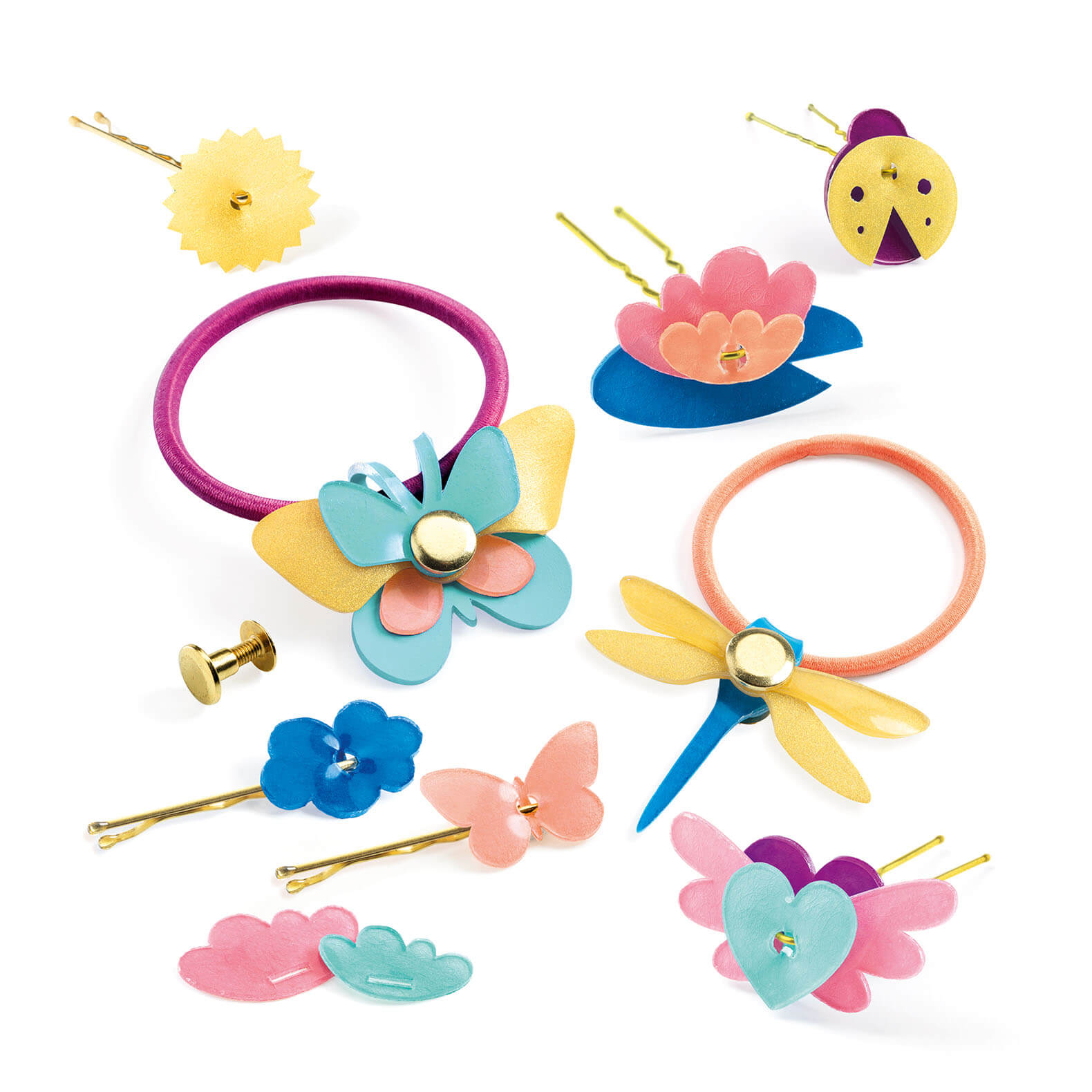 Artistic Plastic Craft Set - Hair Accessories