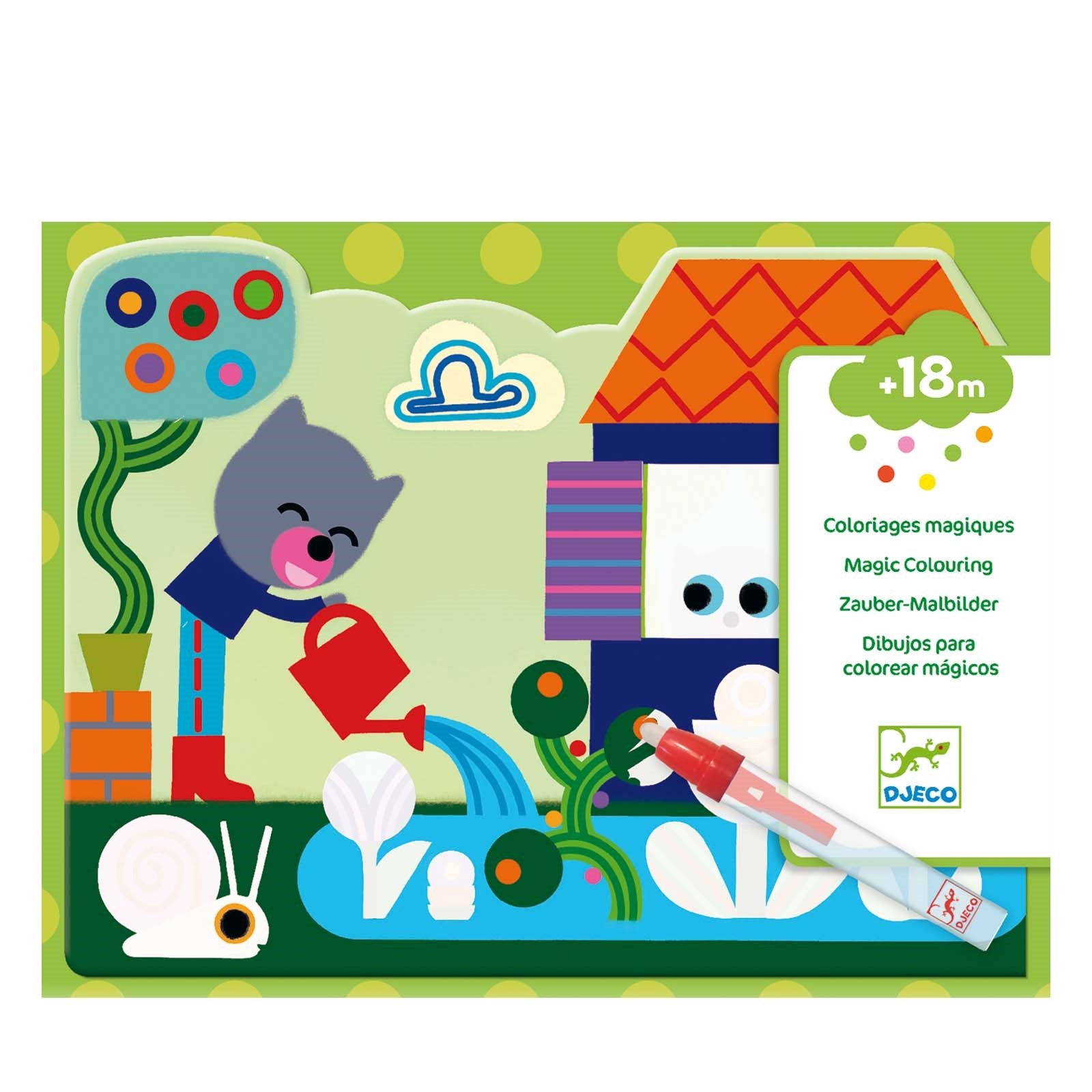 Hidden In The Garden Magic Colouring Set