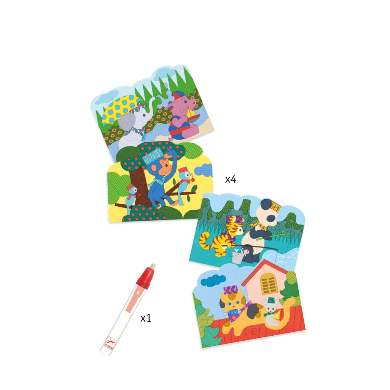 Magic Colouring Set - Hidden Outside
