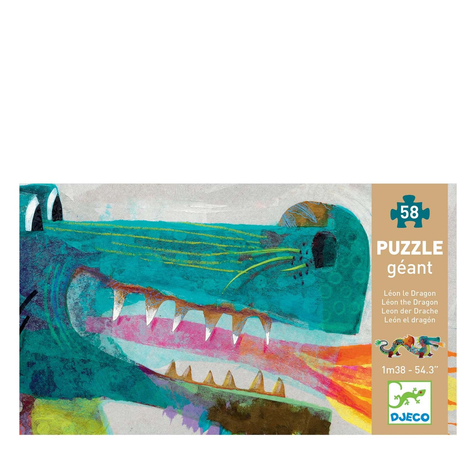 Leon The Dragon Giant Puzzle