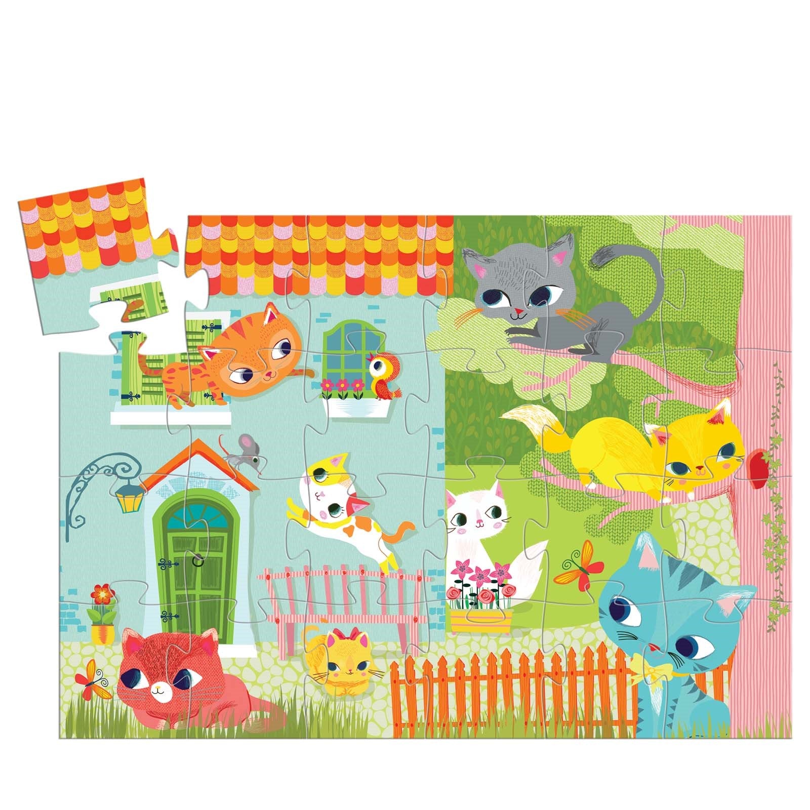 Silhouette 24 Piece Puzzle - Pachat and His Friends