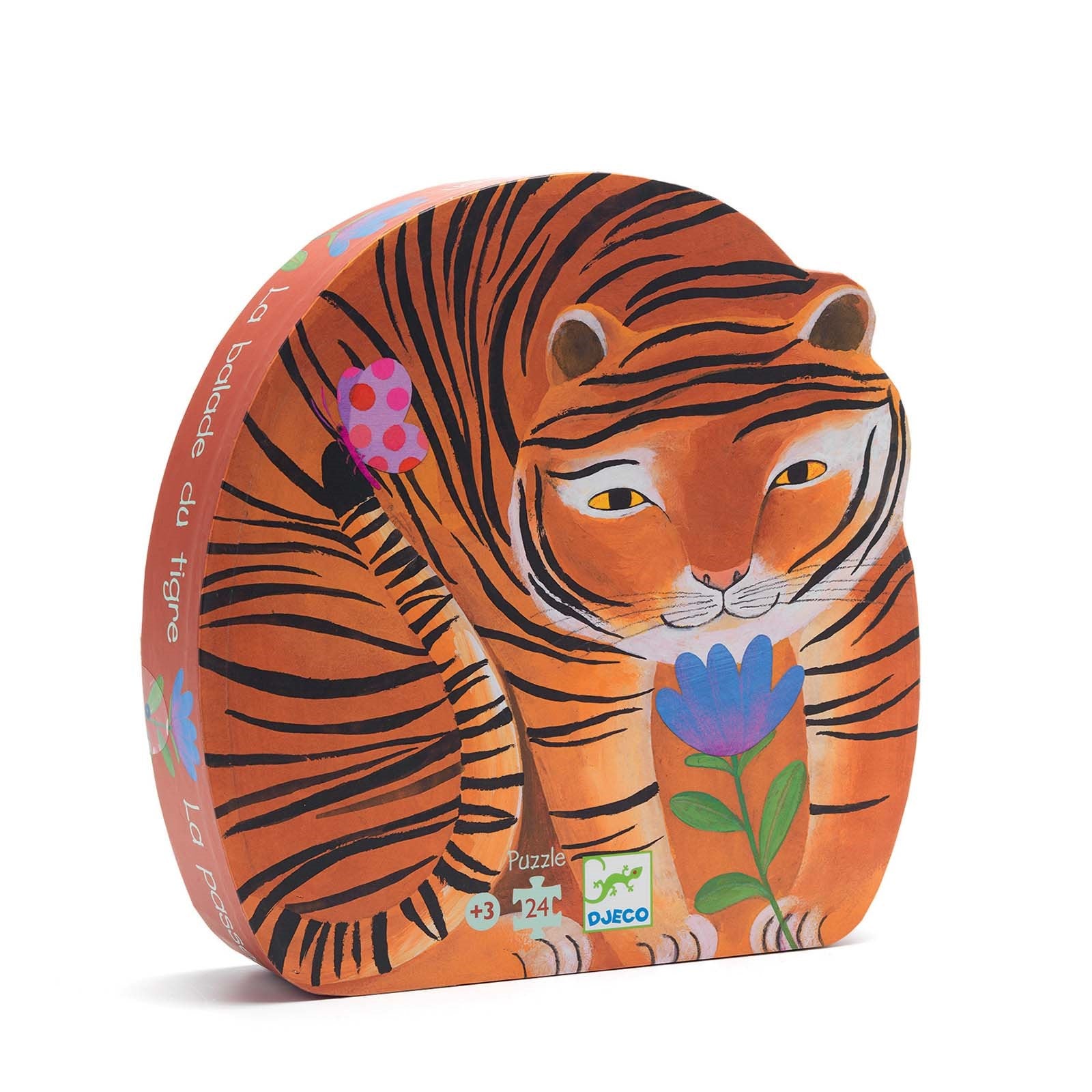 Silhouette 24 Piece Puzzle - The Tigers Walk