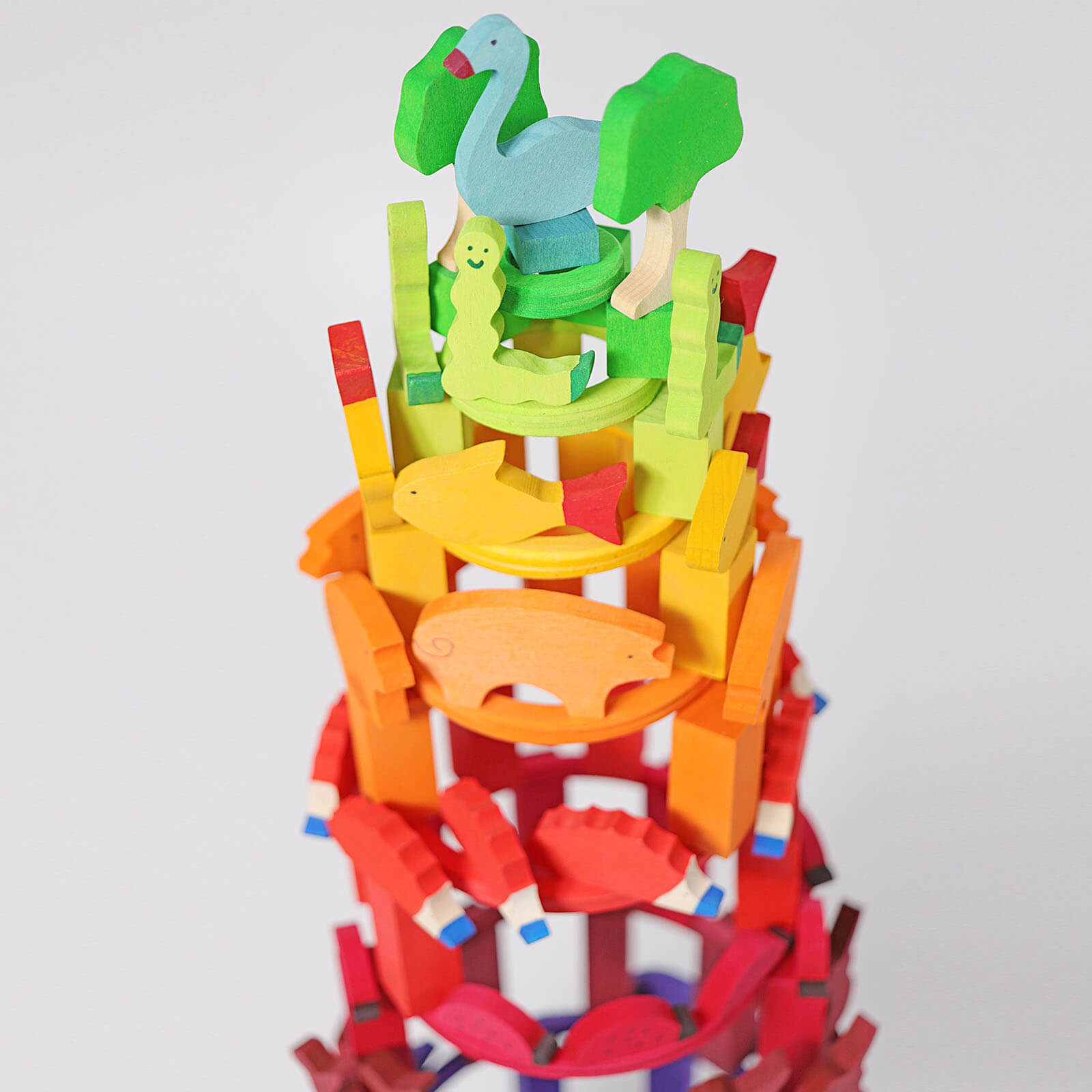 55 Wooden Figures For Counting and Story Telling