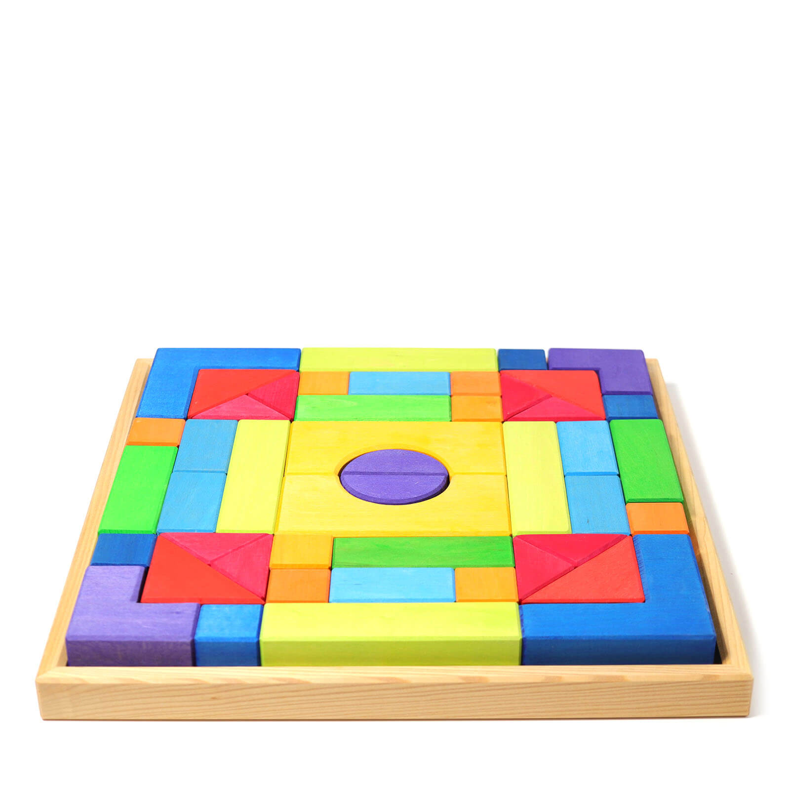 Grimmâs 45 Piece Coloured Building Block Set â Small Kins