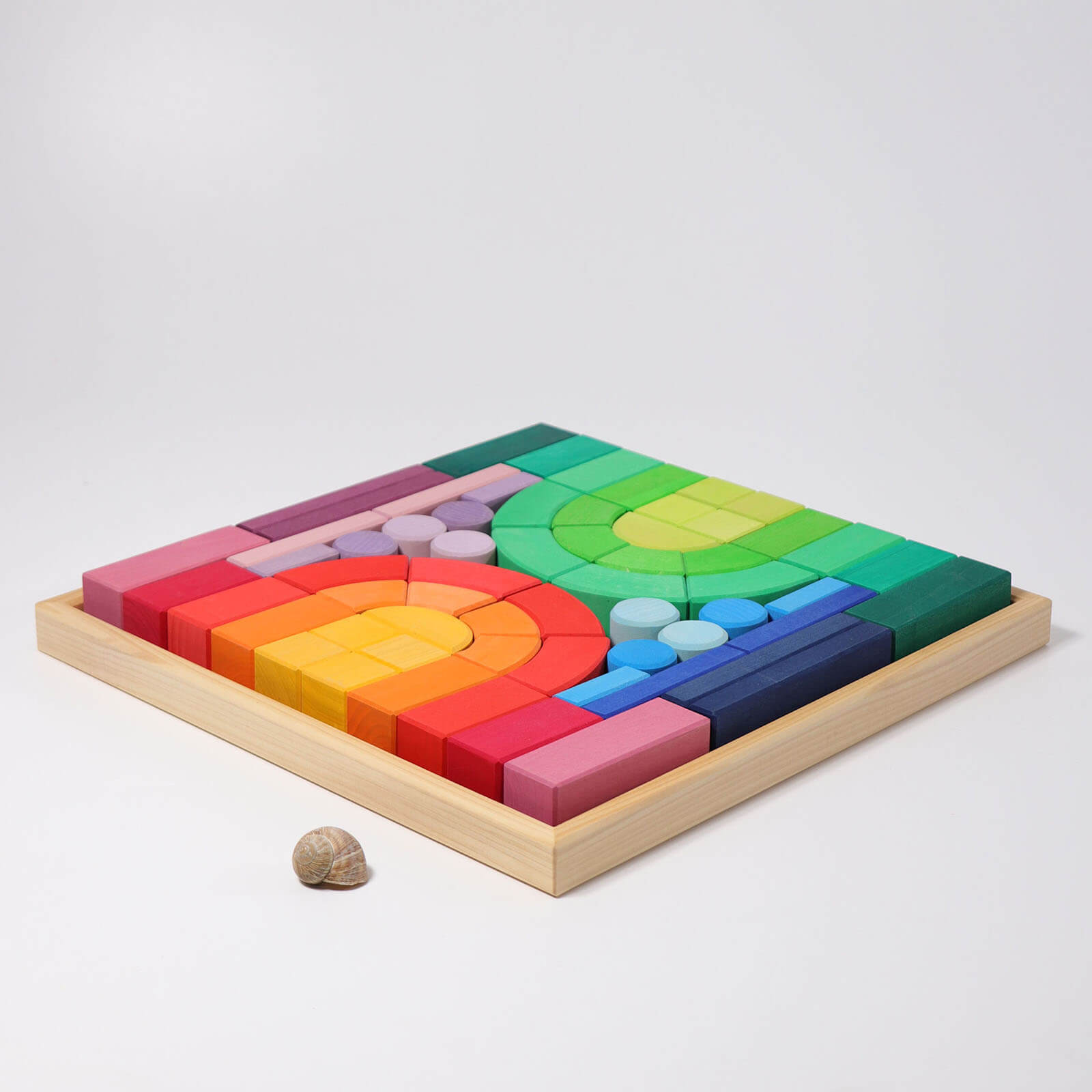 Coloured Building Block Set - Romanesque