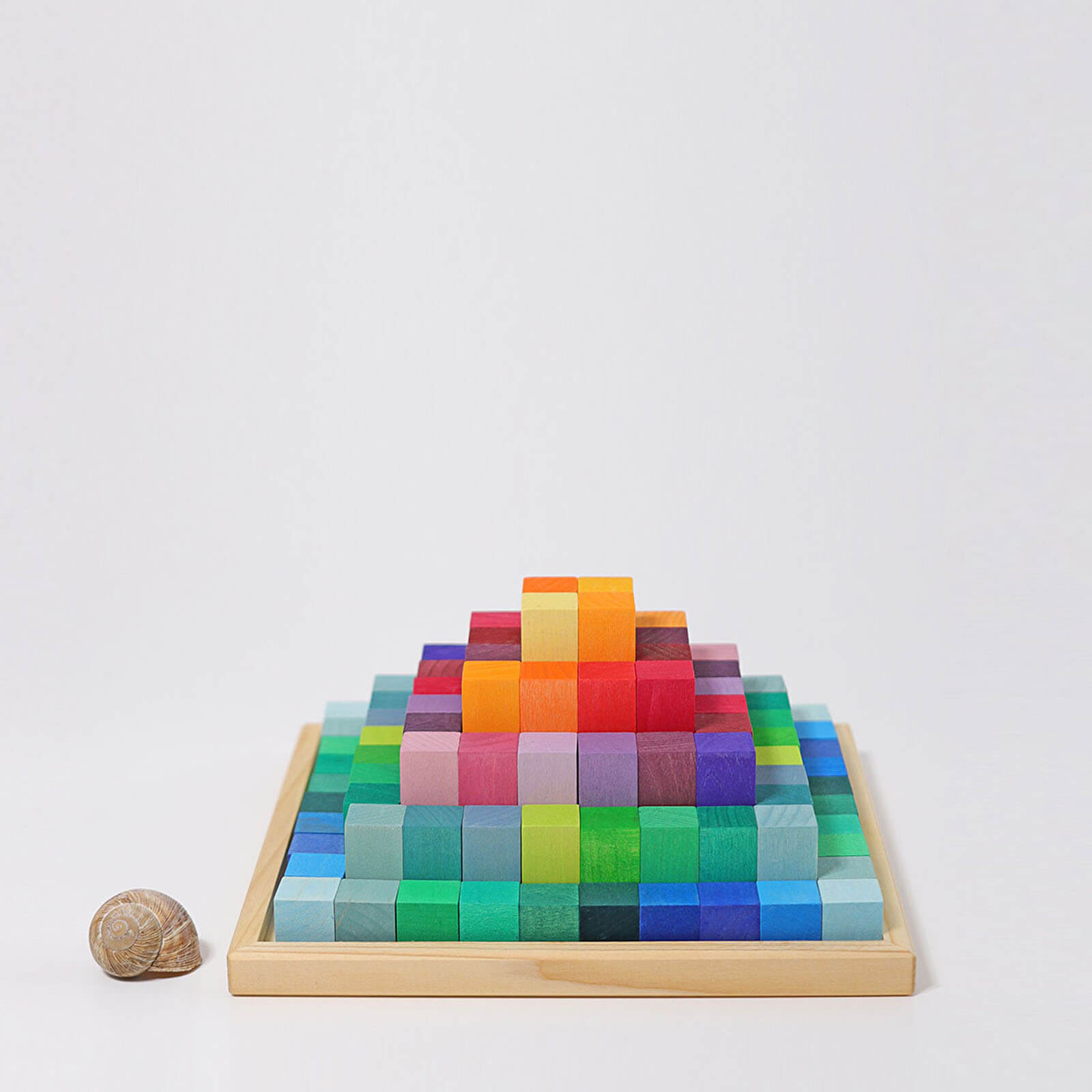 Small Stepped Pyramid Stacking Blocks