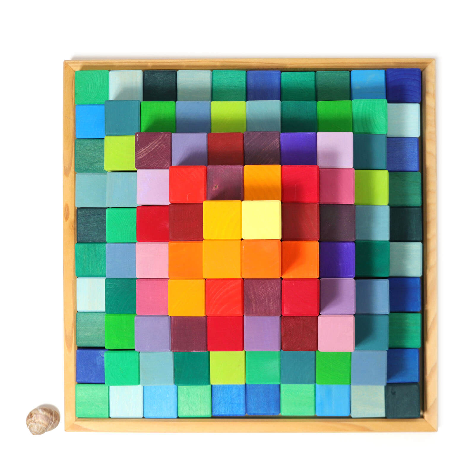 Large Stepped Pyramid Stacking Blocks