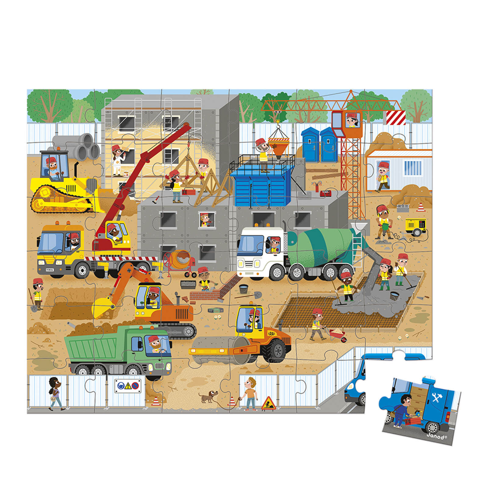 Puzzle Construction Site - 36 Pieces