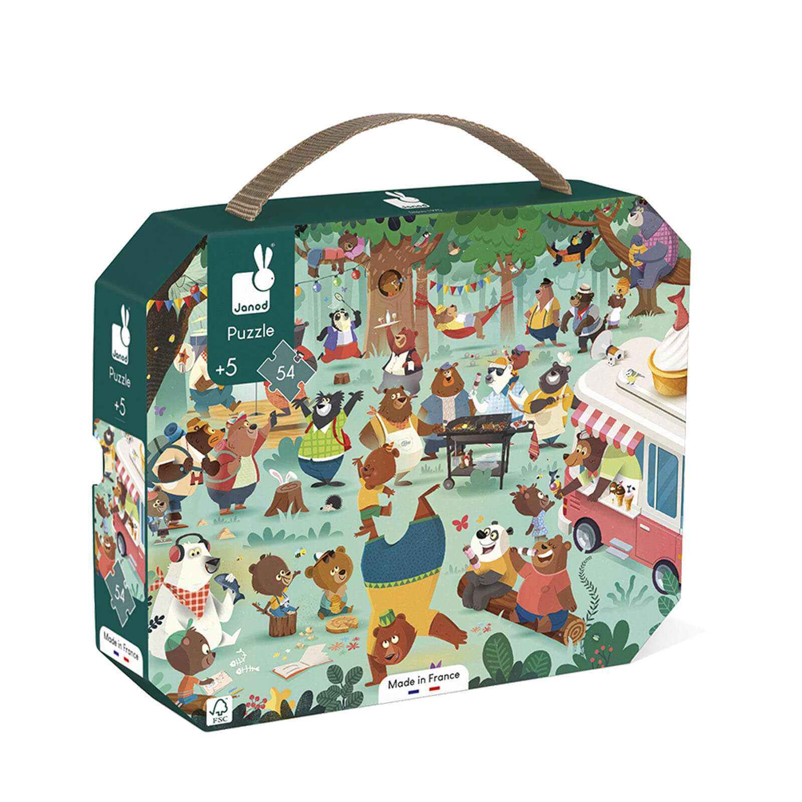 Puzzle Family Bears- 54 Pieces