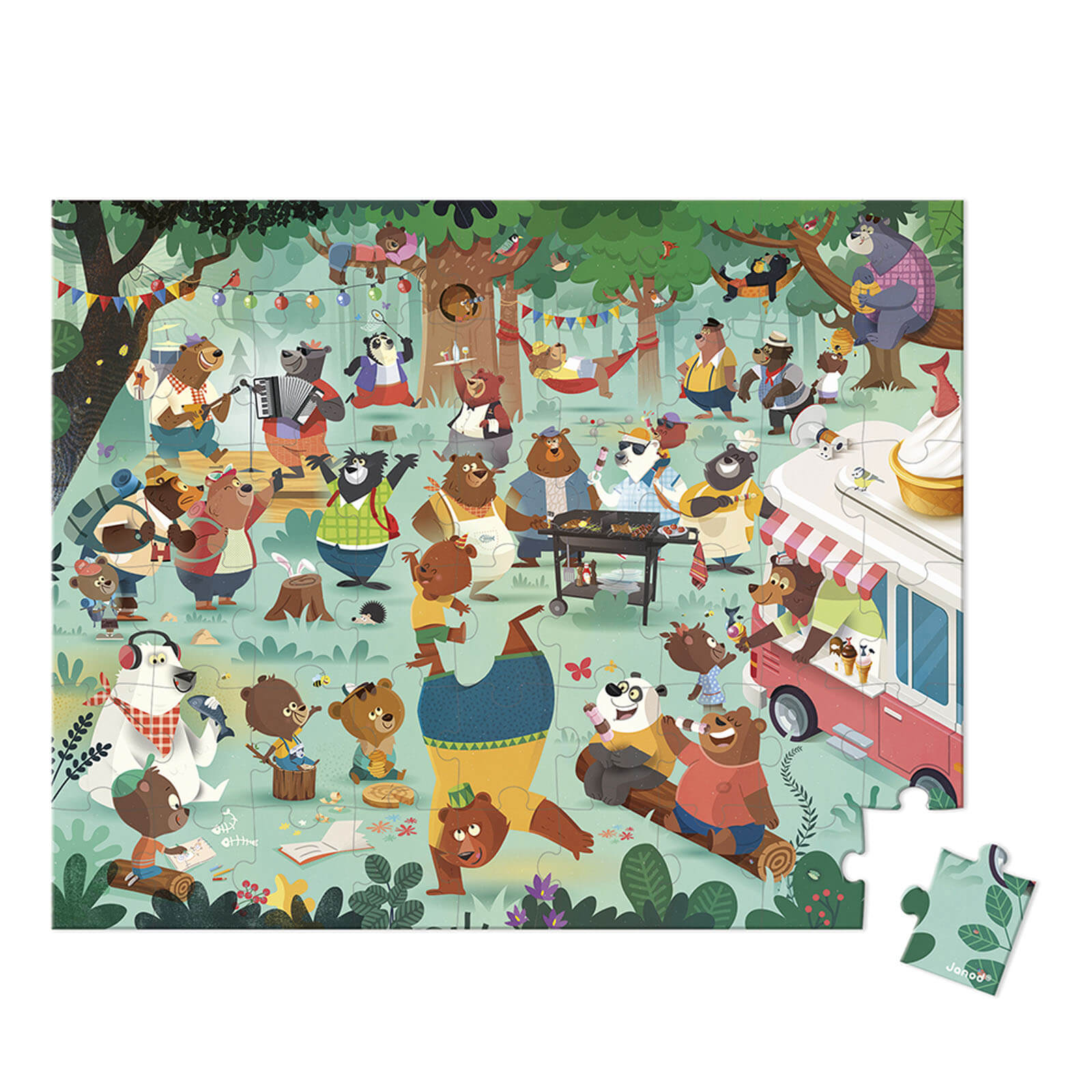 Puzzle Family Bears- 54 Pieces