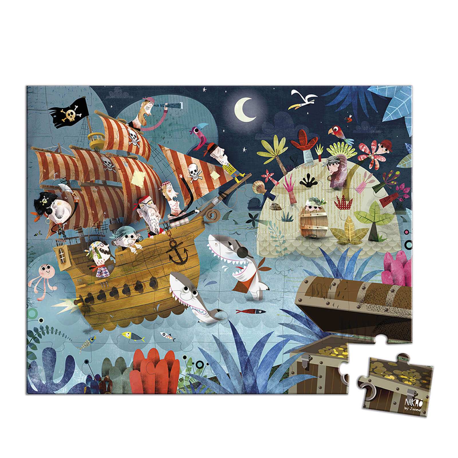 Puzzle Treasure Hunt - 36 Pieces