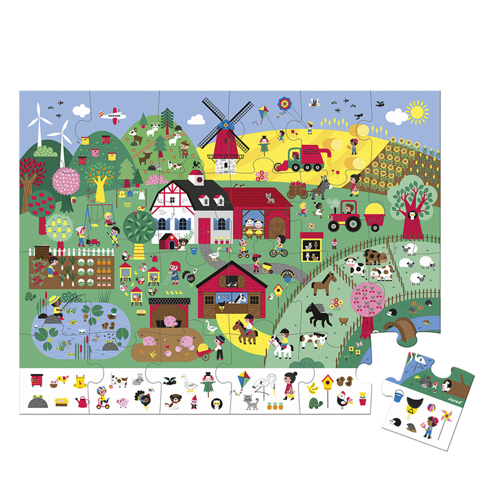 Observation Puzzle The Farm - 24 Pieces