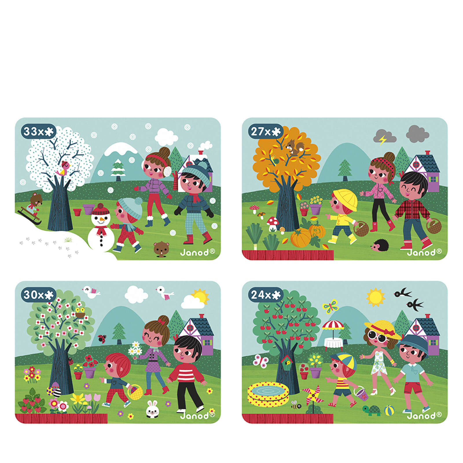 Magnetic Book - Four Seasons