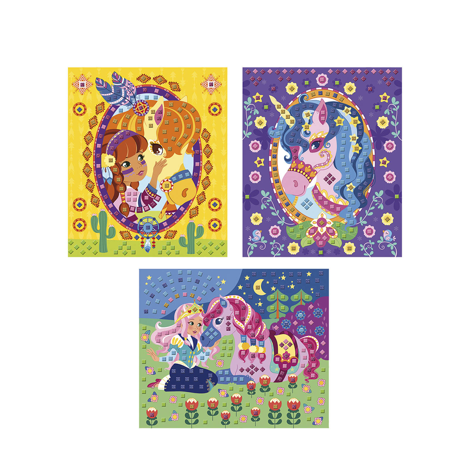 Mosaics Ponies And Unicorns