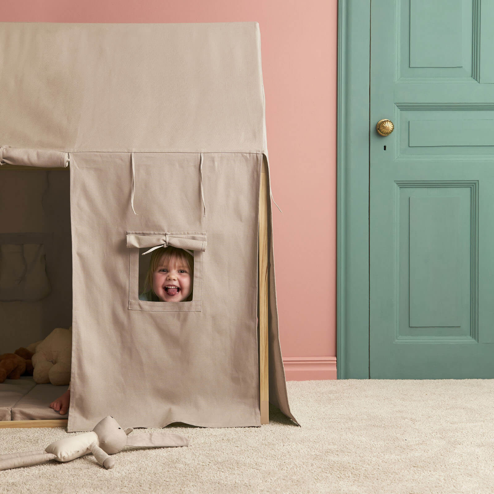 Play House Tent Beige