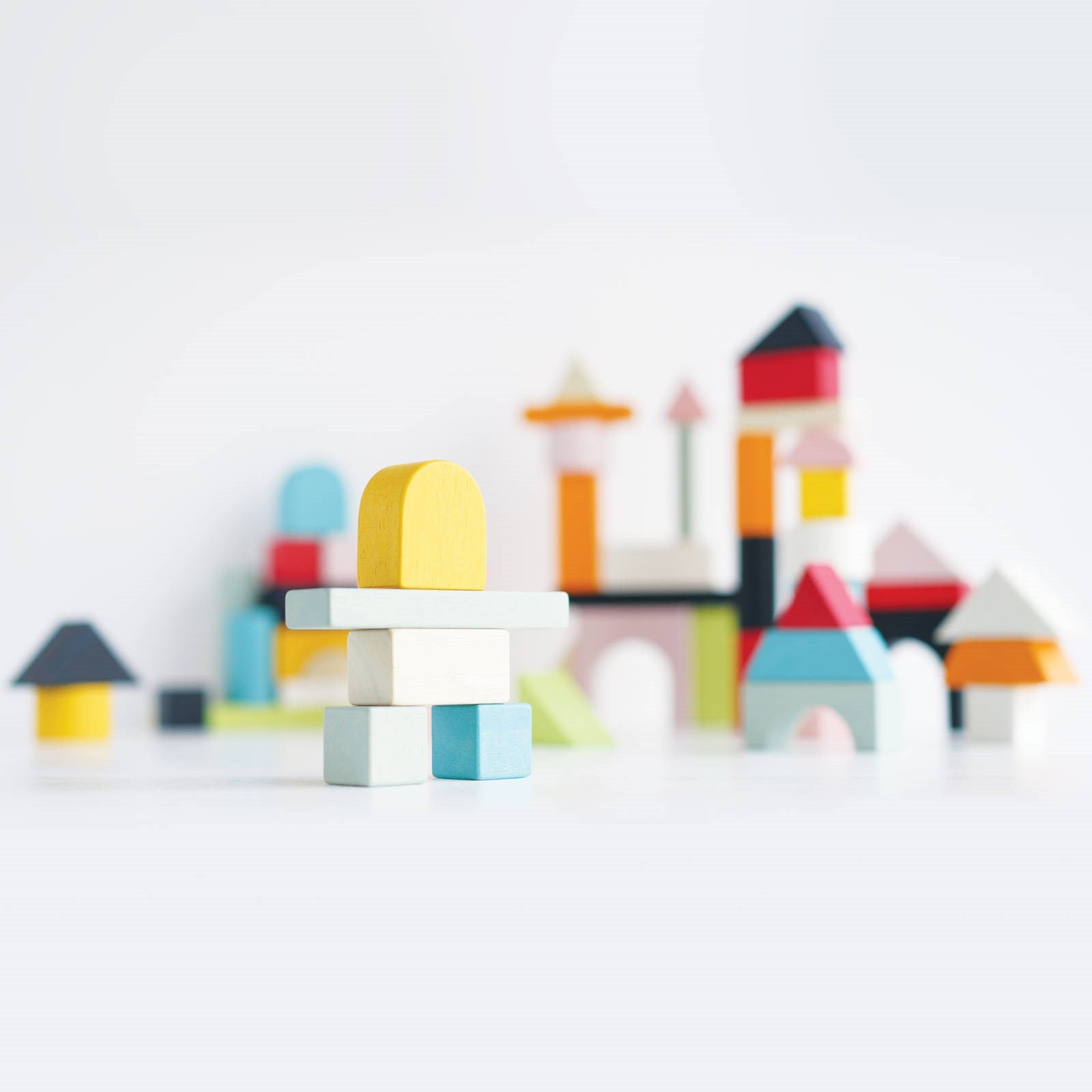 Building Blocks and Bag 60 pieces